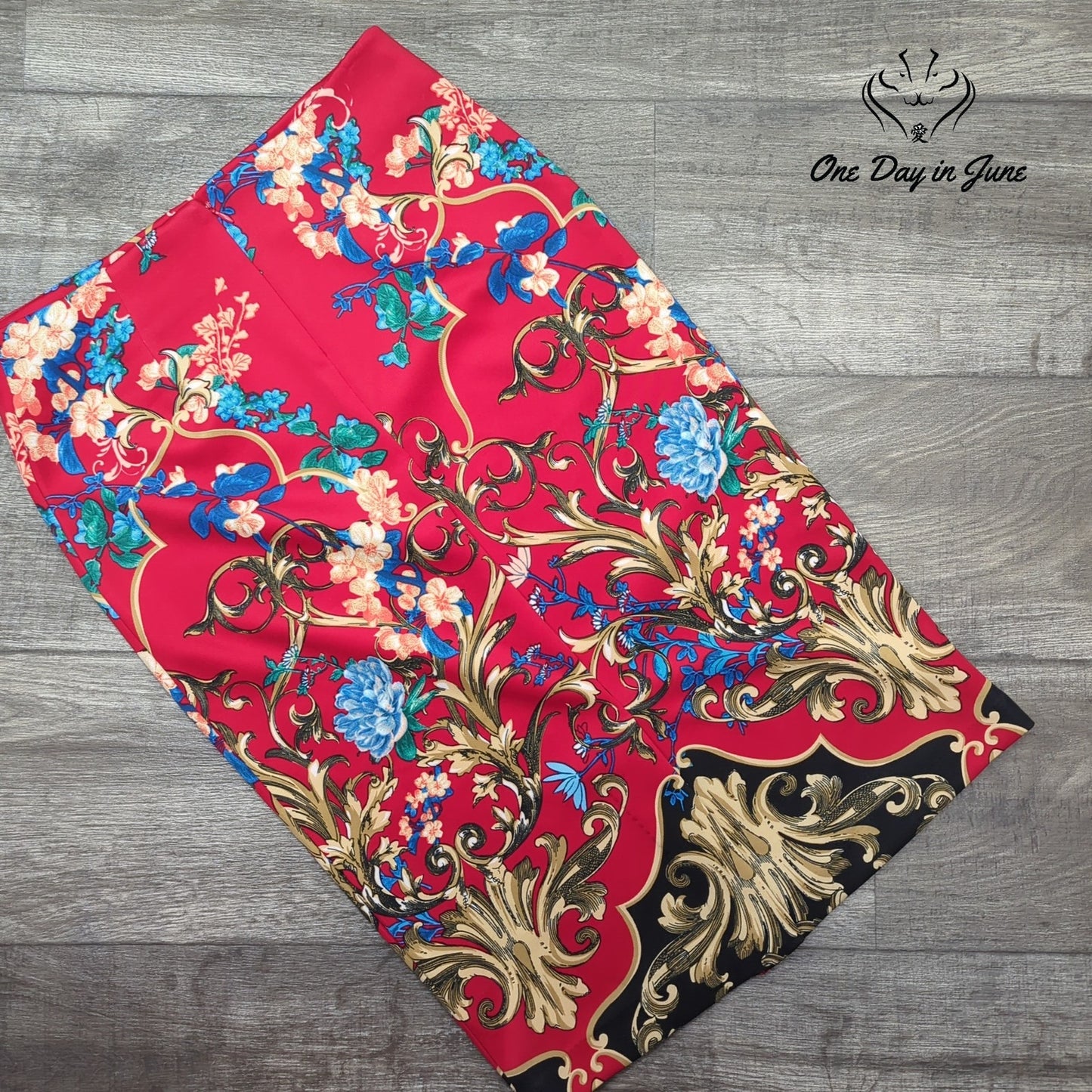 New York & Company Floral Pencil Skirt Size 4