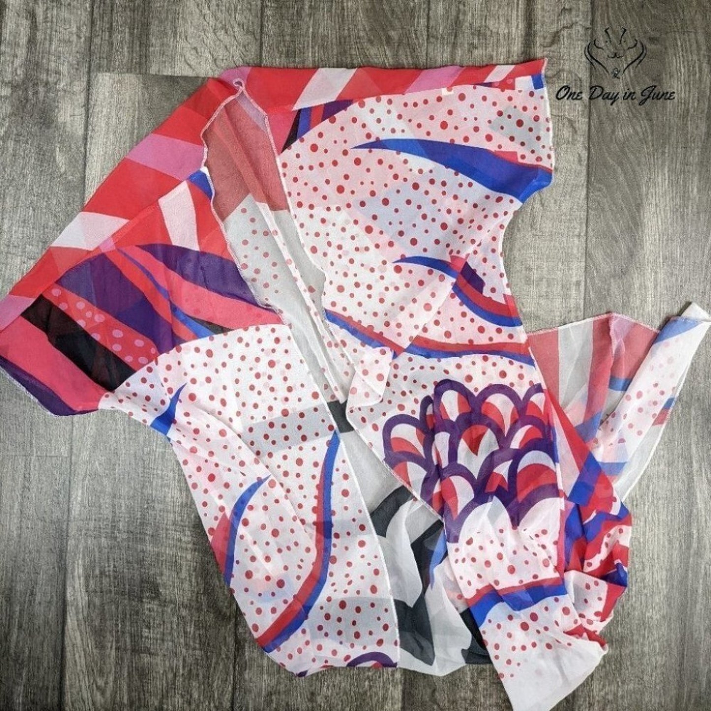 Amzbrly Short Sleeve Full Length Beach Kimono Sheer Tropical Print