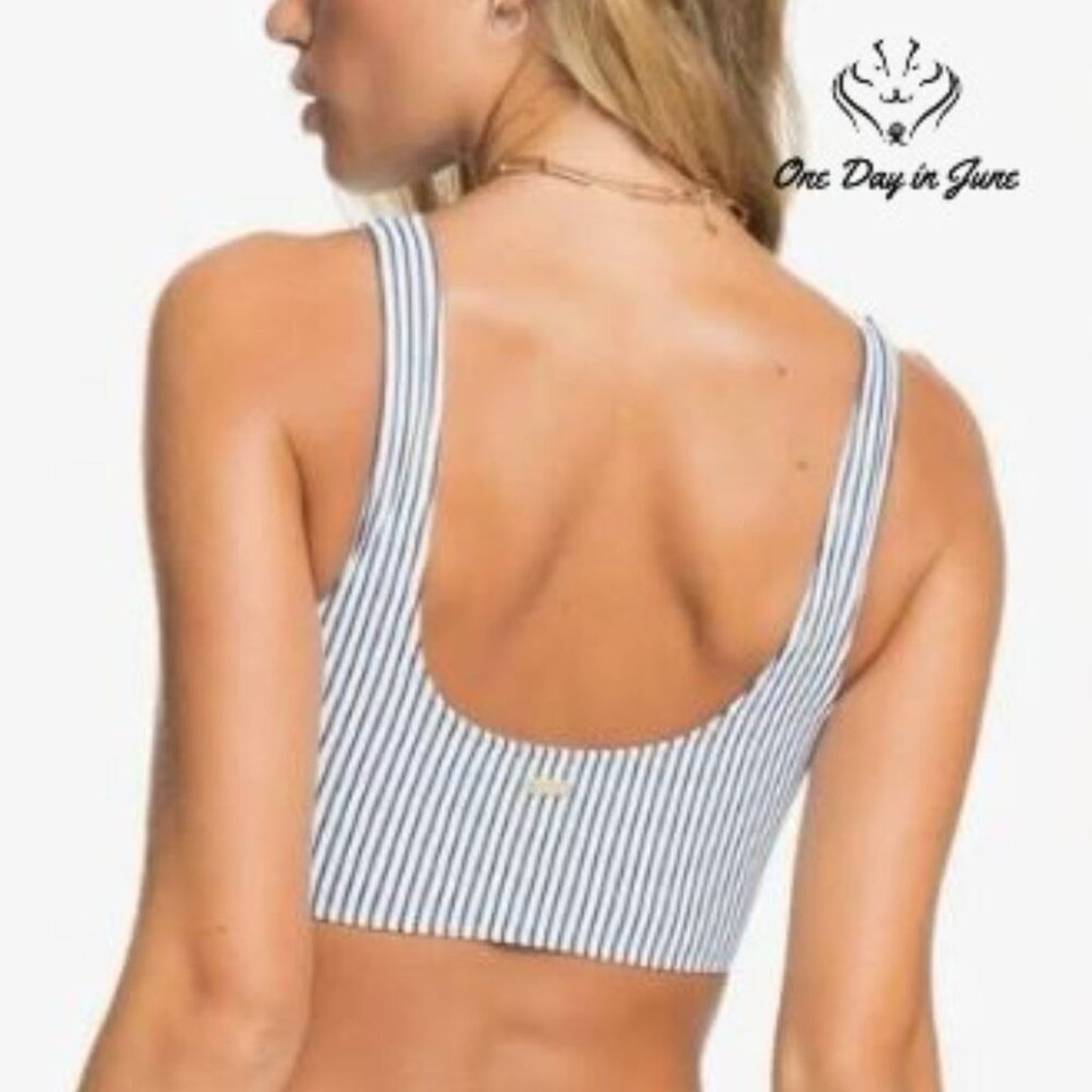 Roxy Beach Classics Athletic Bikini Top Size XS