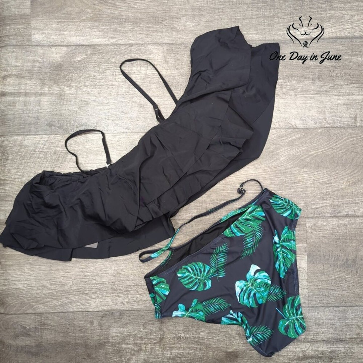 Tempt Me Off Shoulder Bikini Swimsuit Size L