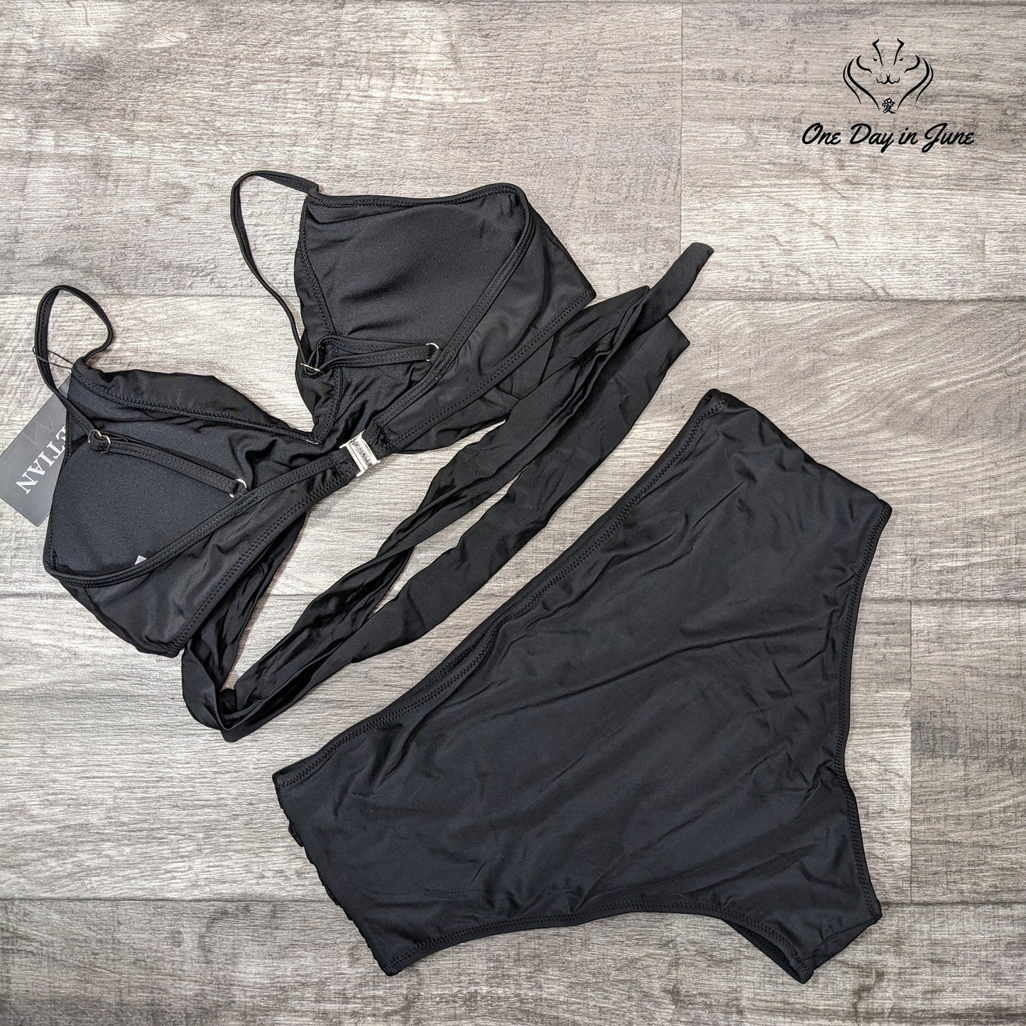 Zetian Wrap Around Cross Over Bikini Swimsuit Size XXL