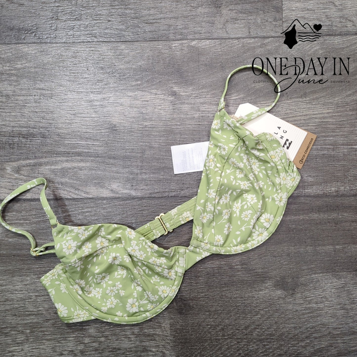 Billabong Wild West Ditsy Morgan Underwire Bikini Top Size L