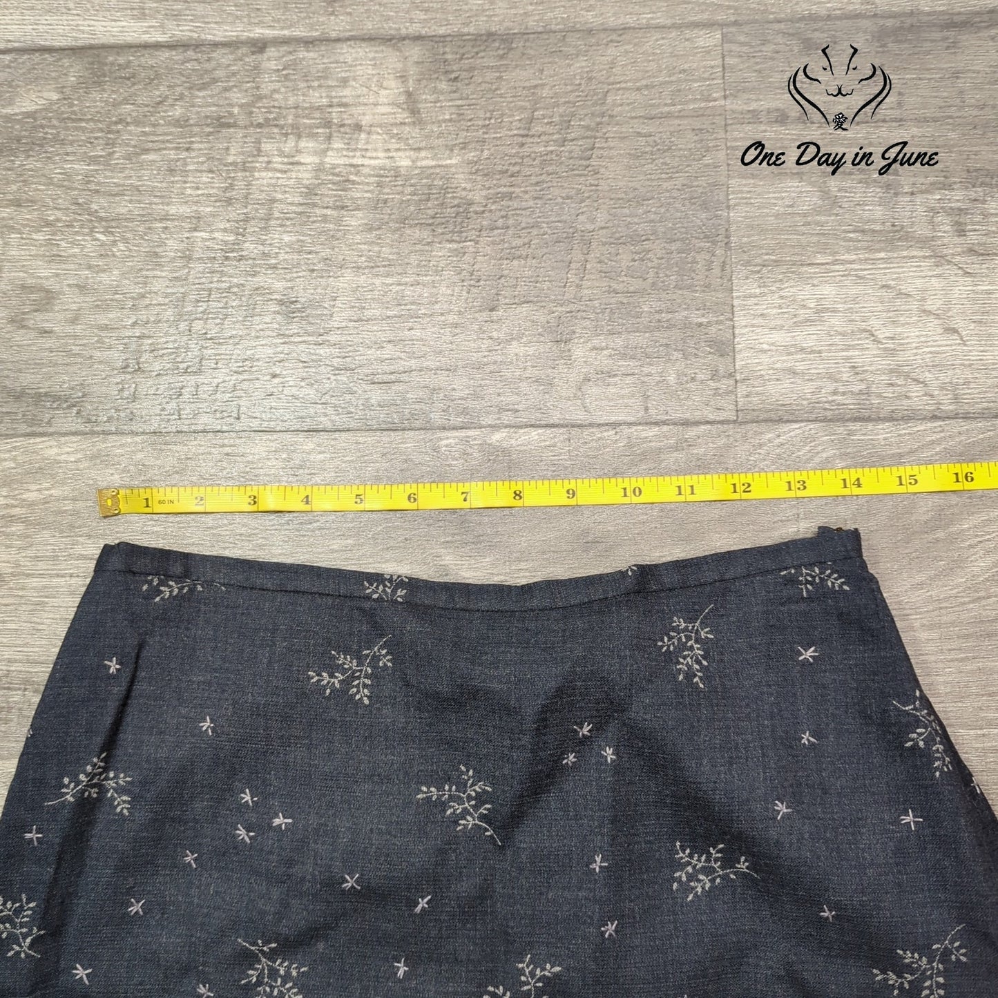 Gap Wool Blend Midi Skirt Size 8