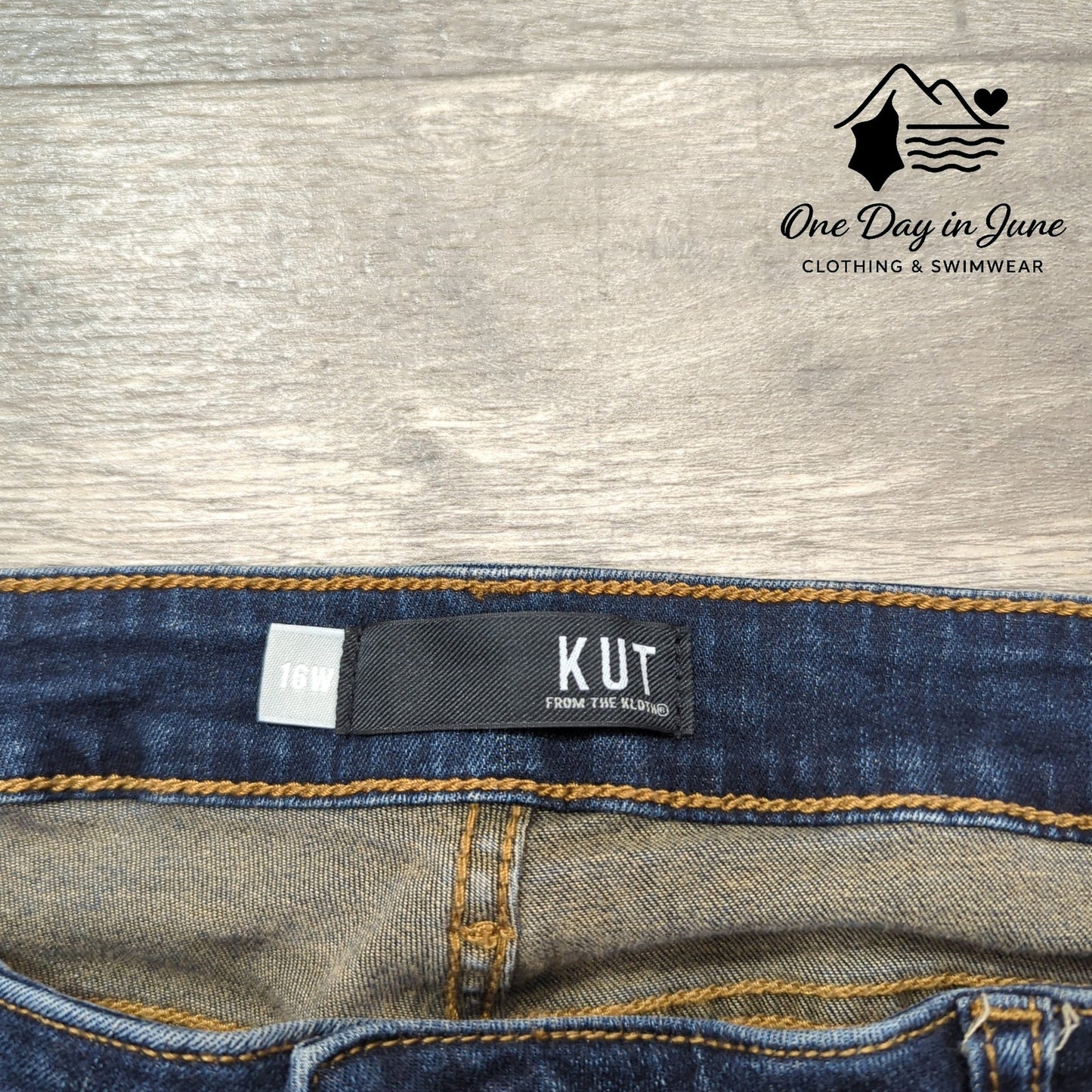 Kut from the Kloth Plus Size Skinny Ankle Jeans Size 16W