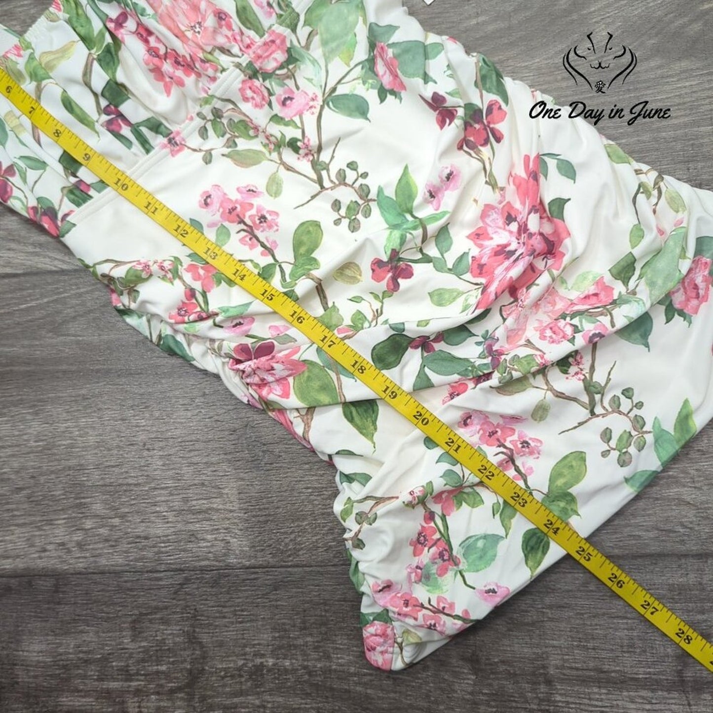 Divinita Sole Ruched Square Tankini Top Size S