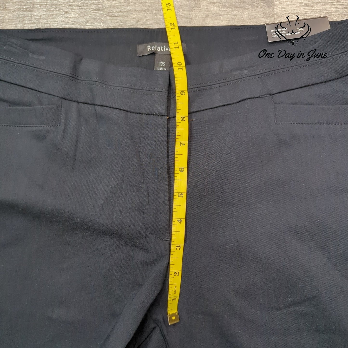 relativity Straight Leg Pants Size 12 Short