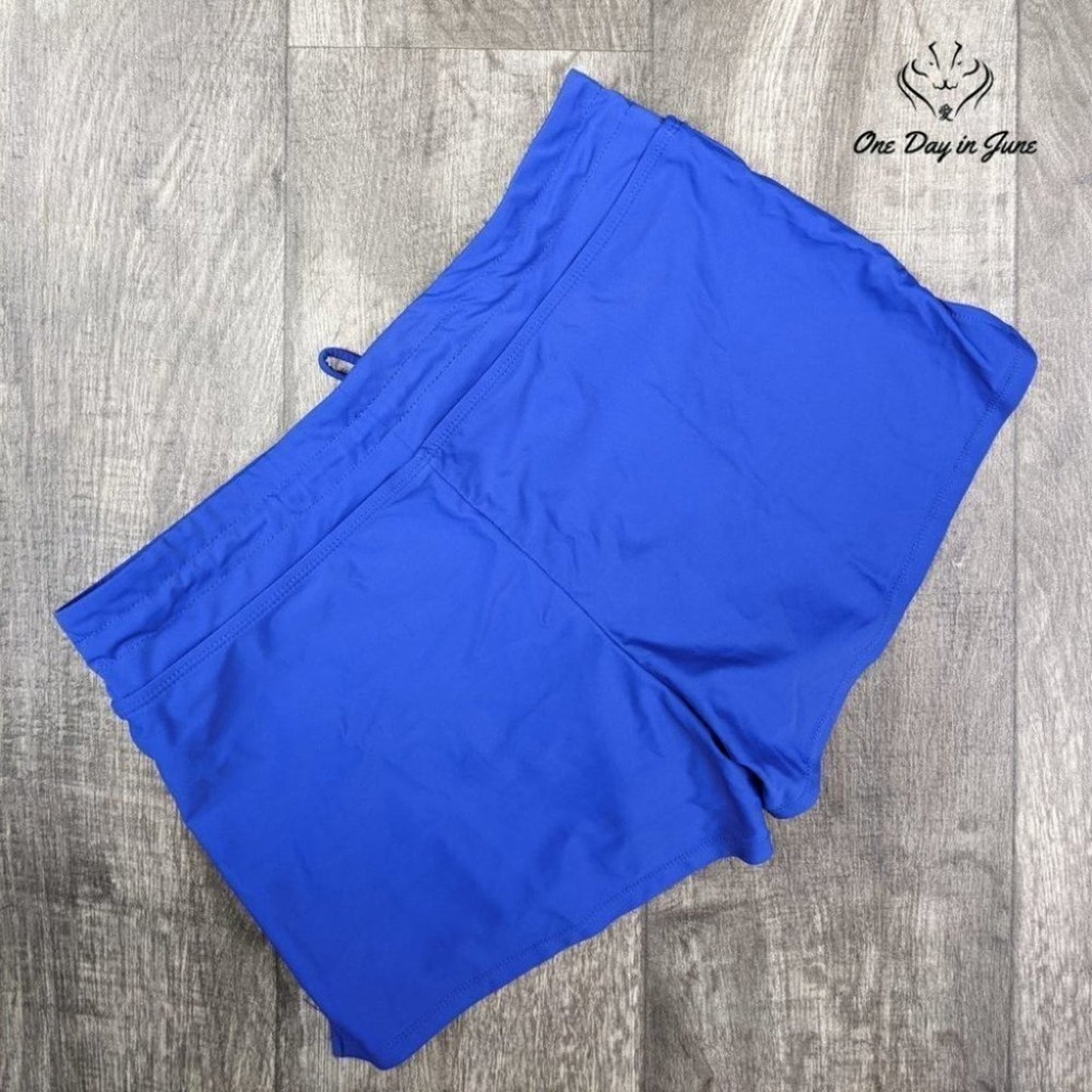 Aleumdr Tie Waist Swim Shorts Size L