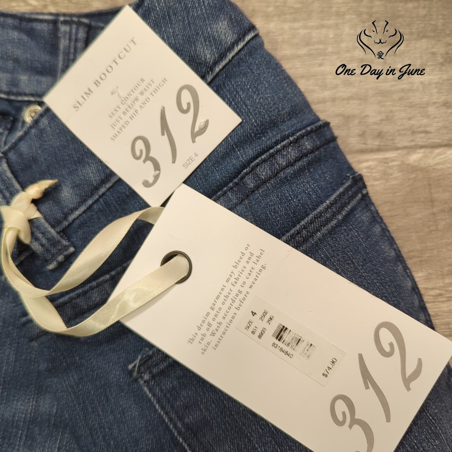 The Limited 312 Slim Boot Cut Jeans Size 4