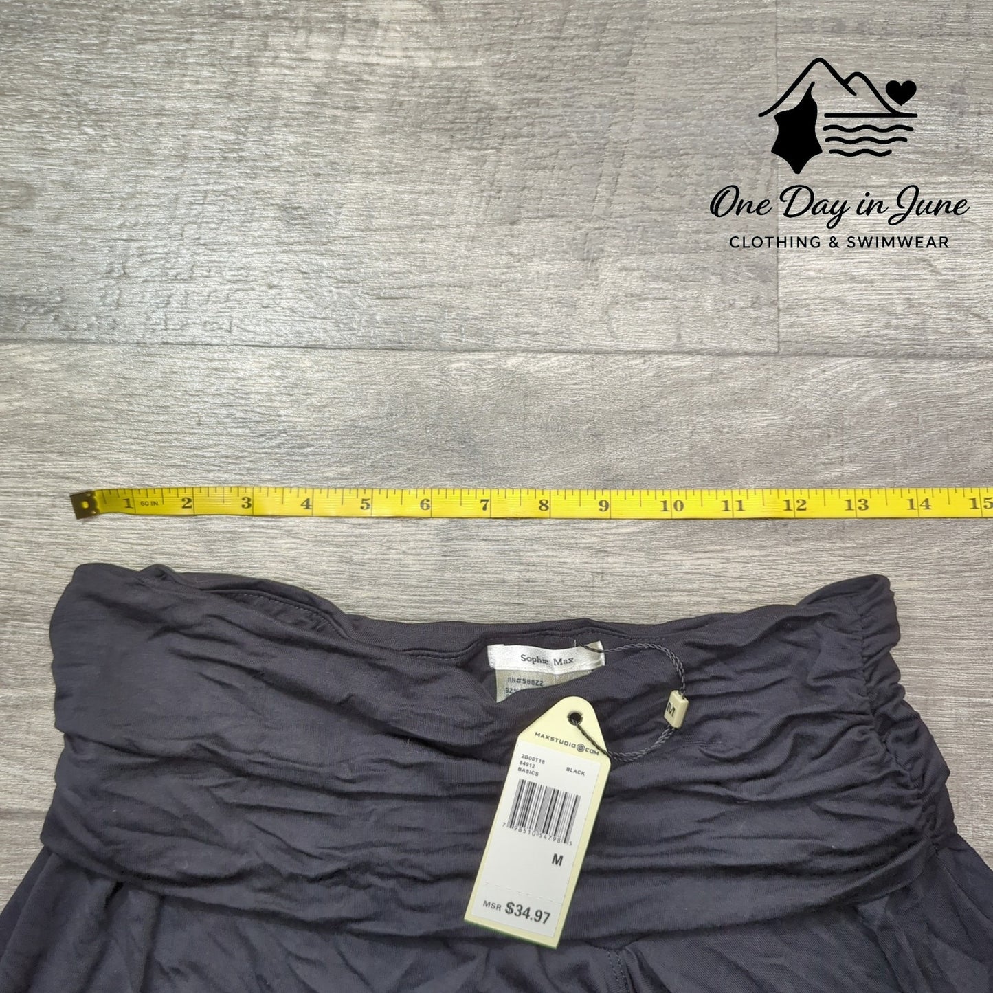 Sophie Max Pull On Knee Length Skirt Size M
