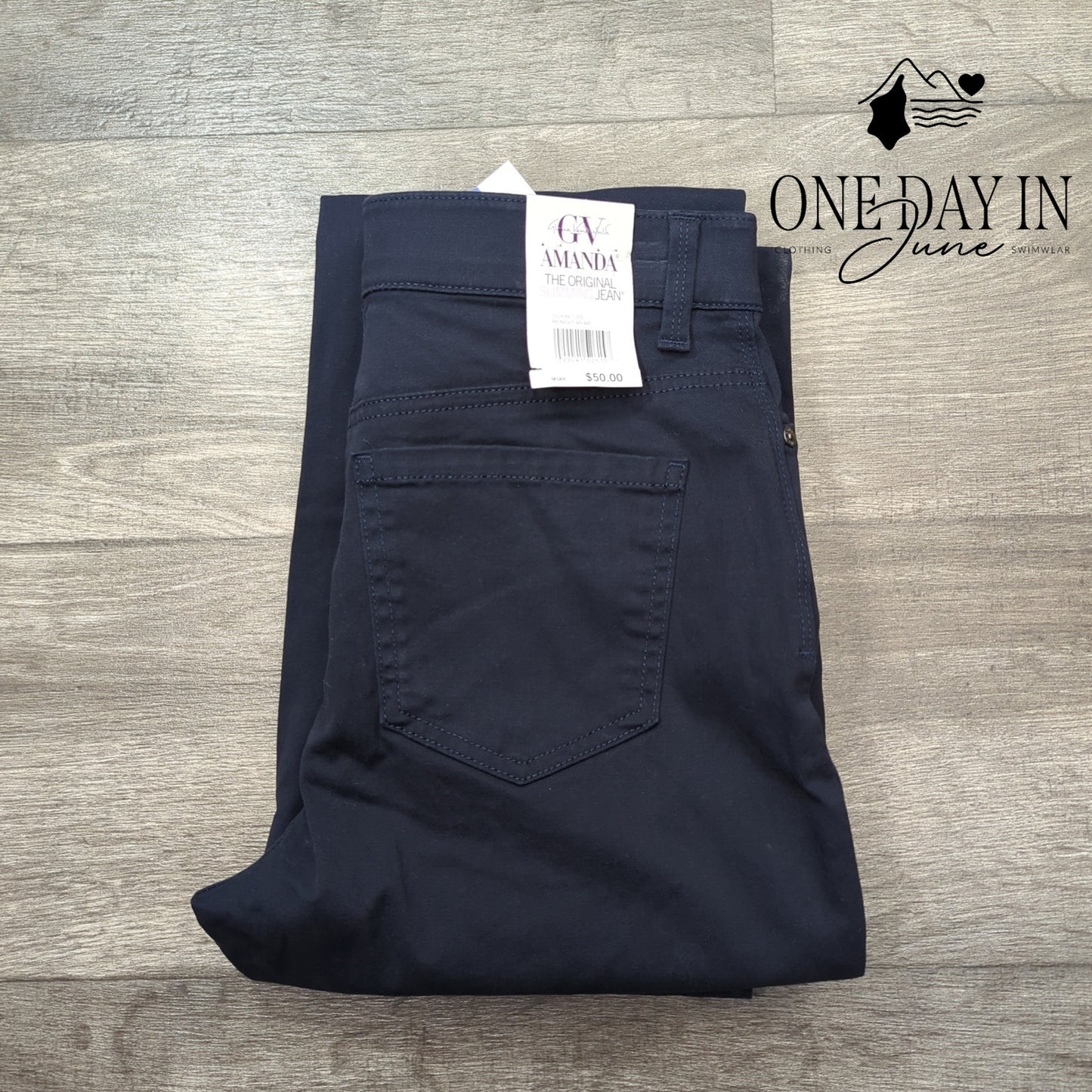 Gloria Vanderbilt Amanda The Original Slimming Jean Size 6