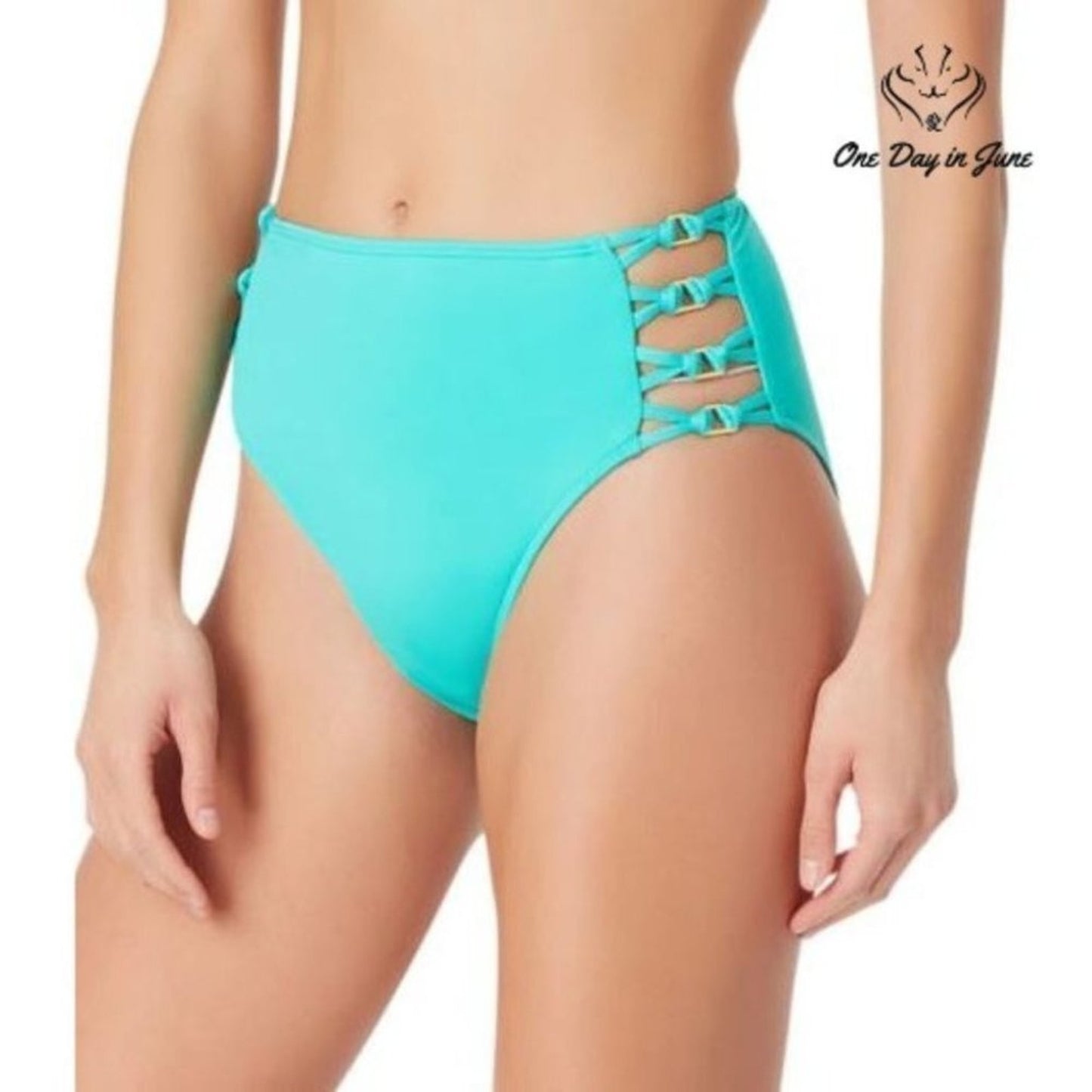 Sugar Beach High Waist Bikini Bottom Size M