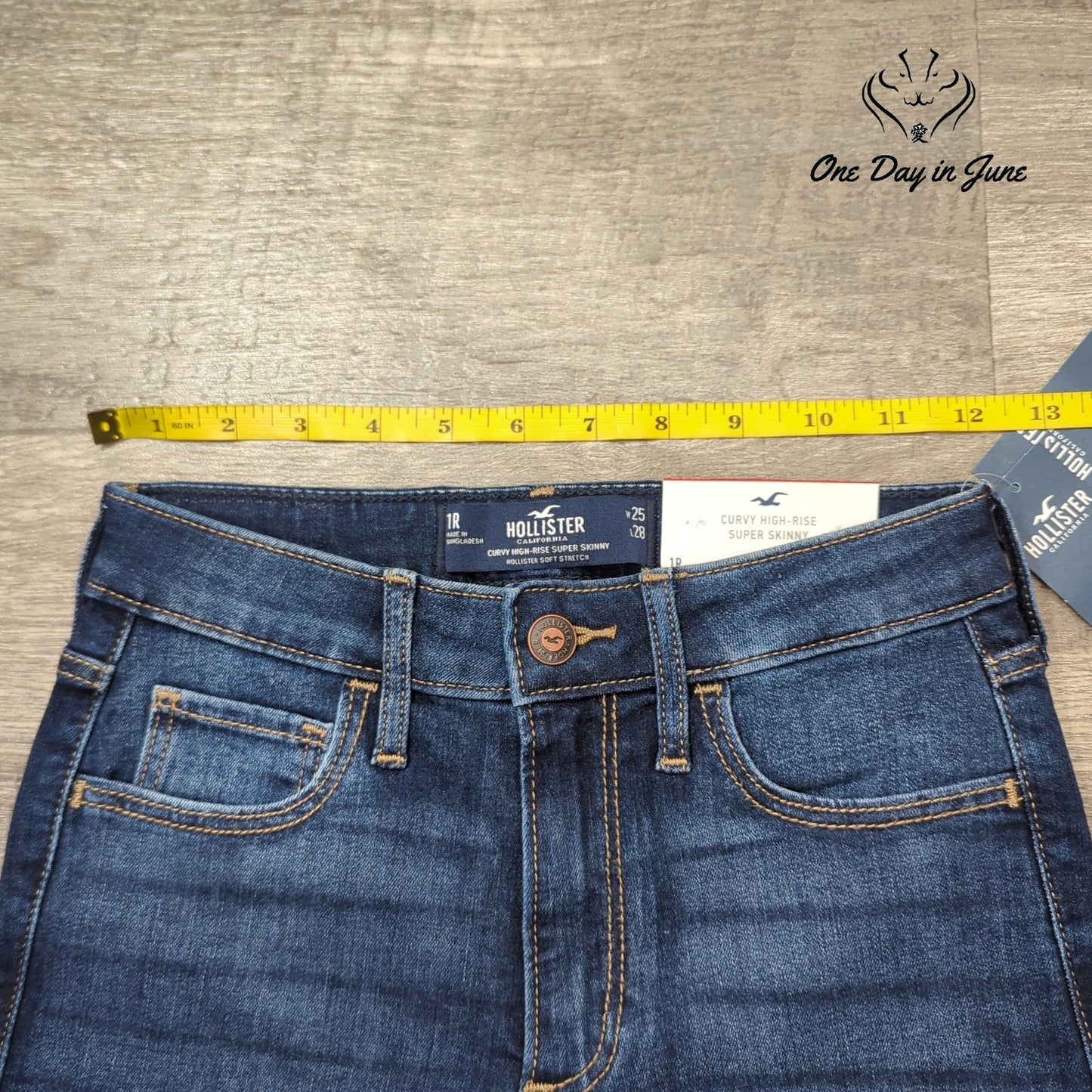 Hollister Curvy High Rise Super Skinny Jeans Size 1R