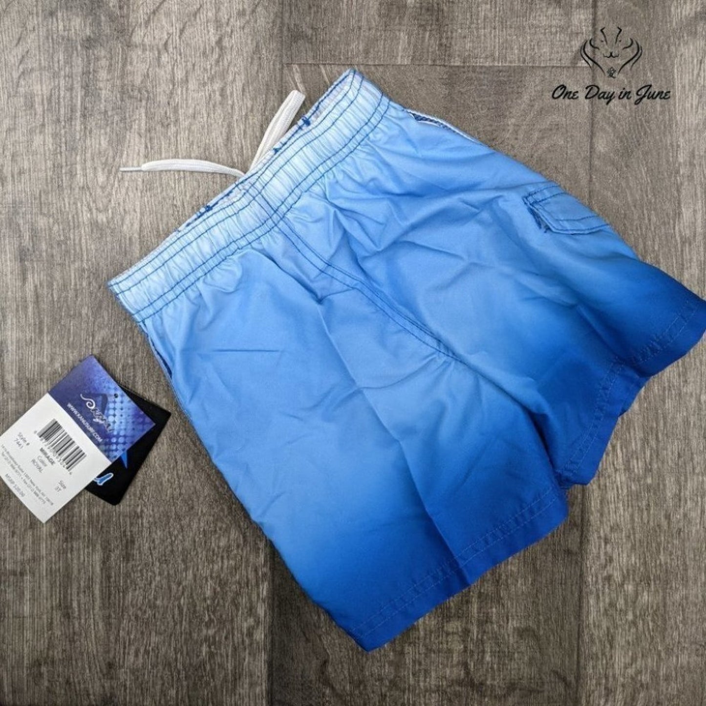 Kanu Surf Line Up Quick Dry Swim Trunks Size 3T