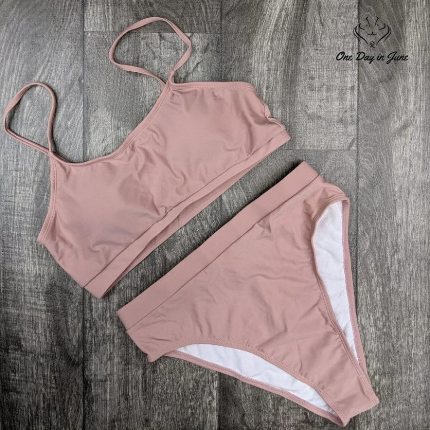 Pink Queen High Waist Cheeky Bikini Size XL