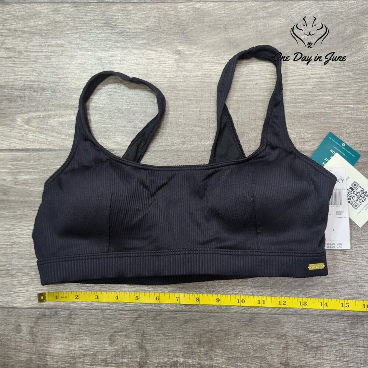 Roxy Mind of Freedom Bralette Bikini Top Size L