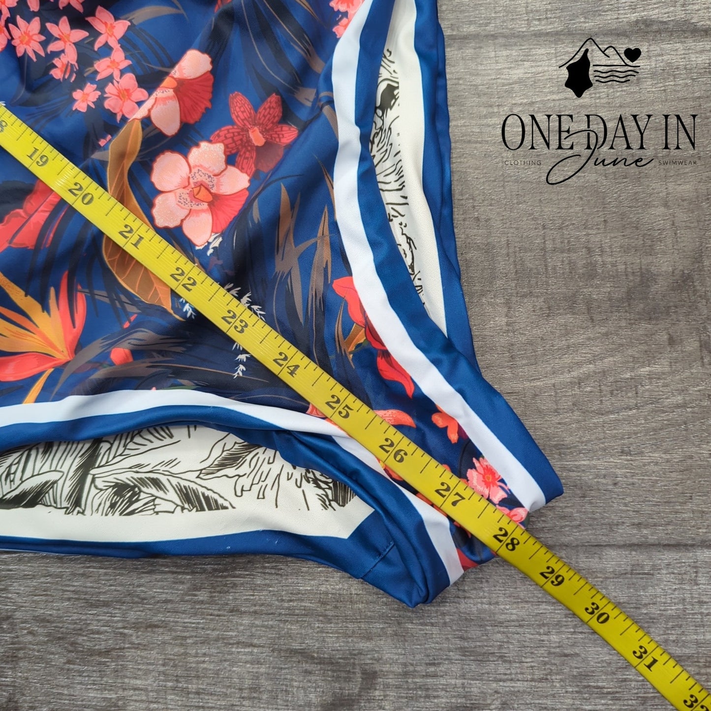 Skays Reversible Floral One Piece Swimsuit Size L