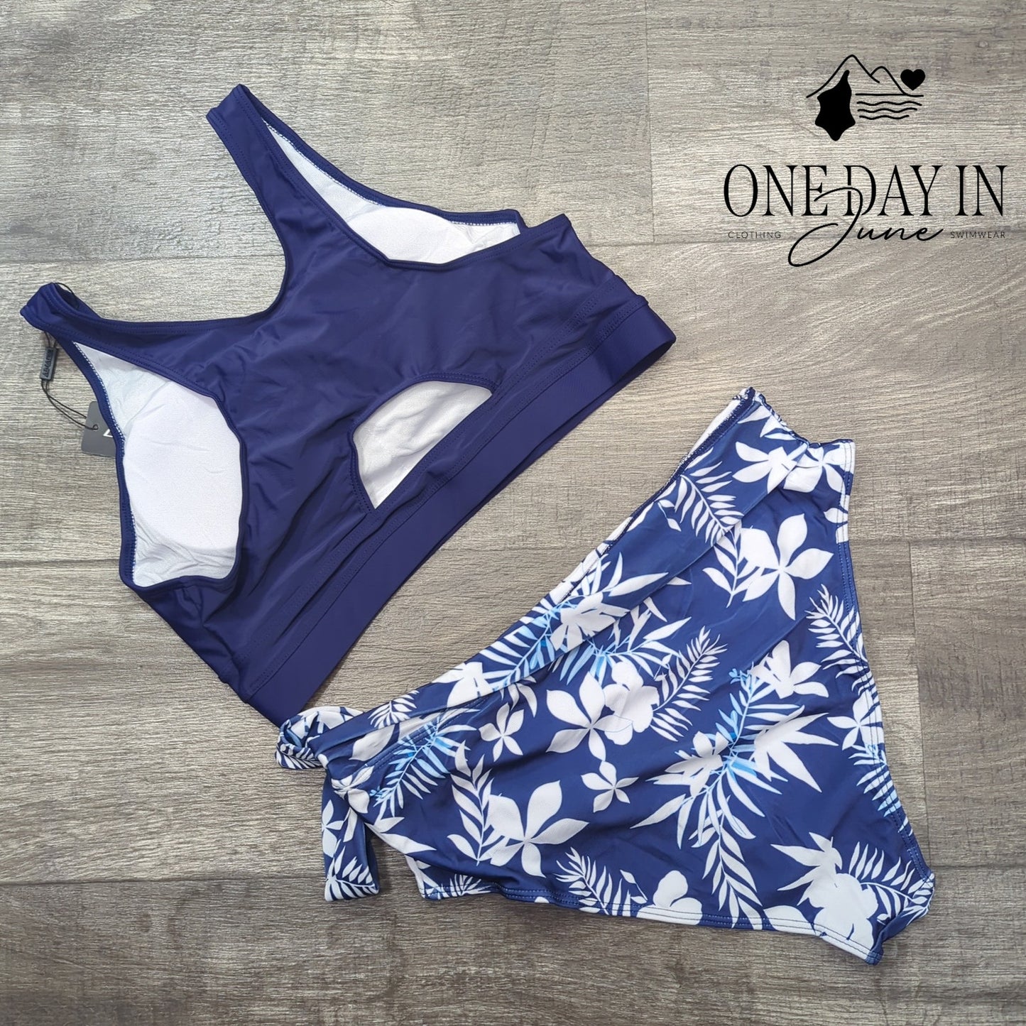 Aimage Crop Bikini Swimsuit Size L
