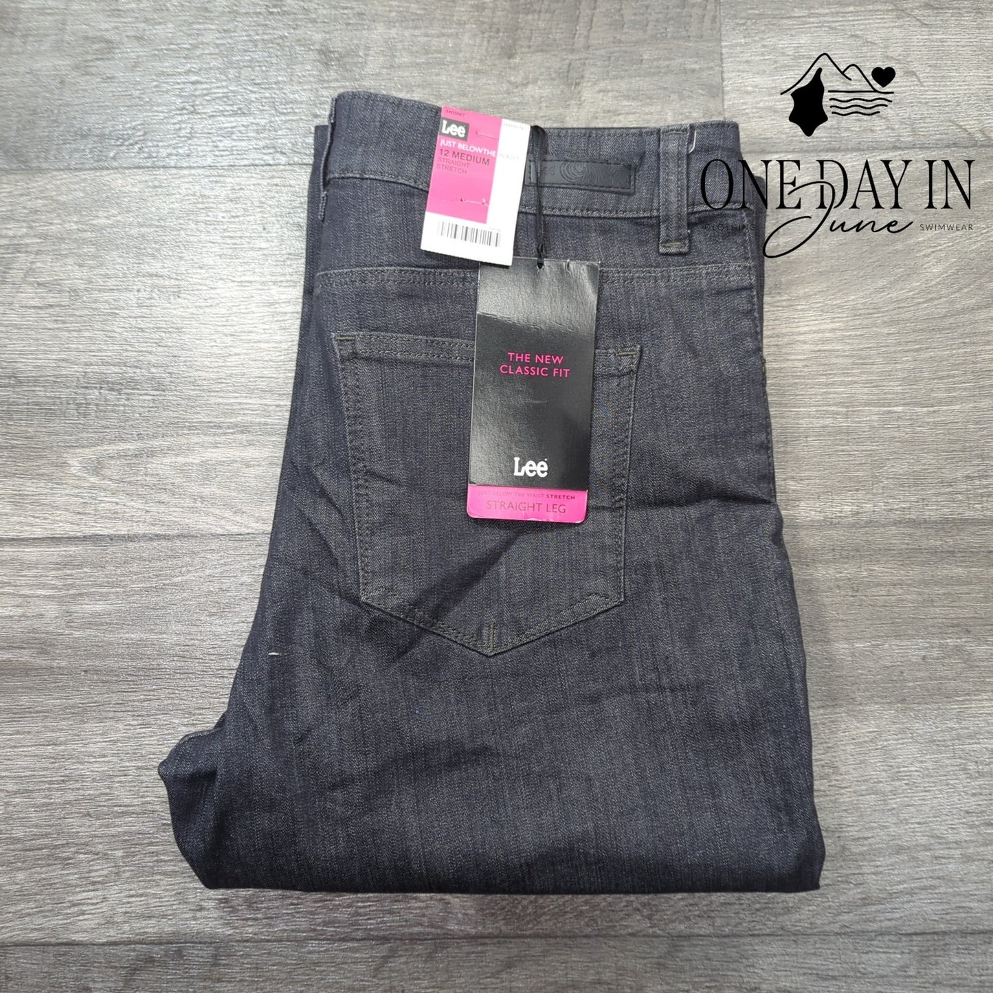Lee Classic Fit Straight Leg Jeans Size 12