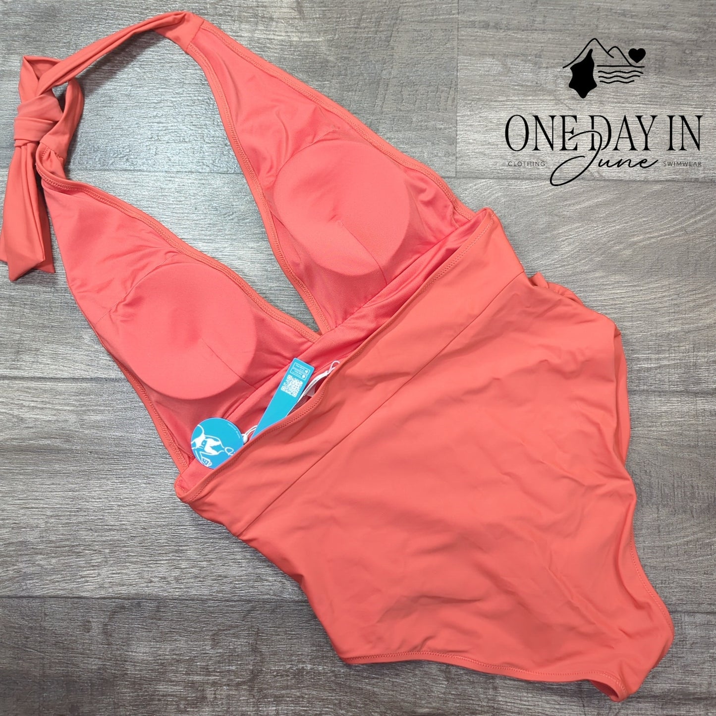 Cupshe Halter Tummy Control One Piece Swimsuit Size XXL