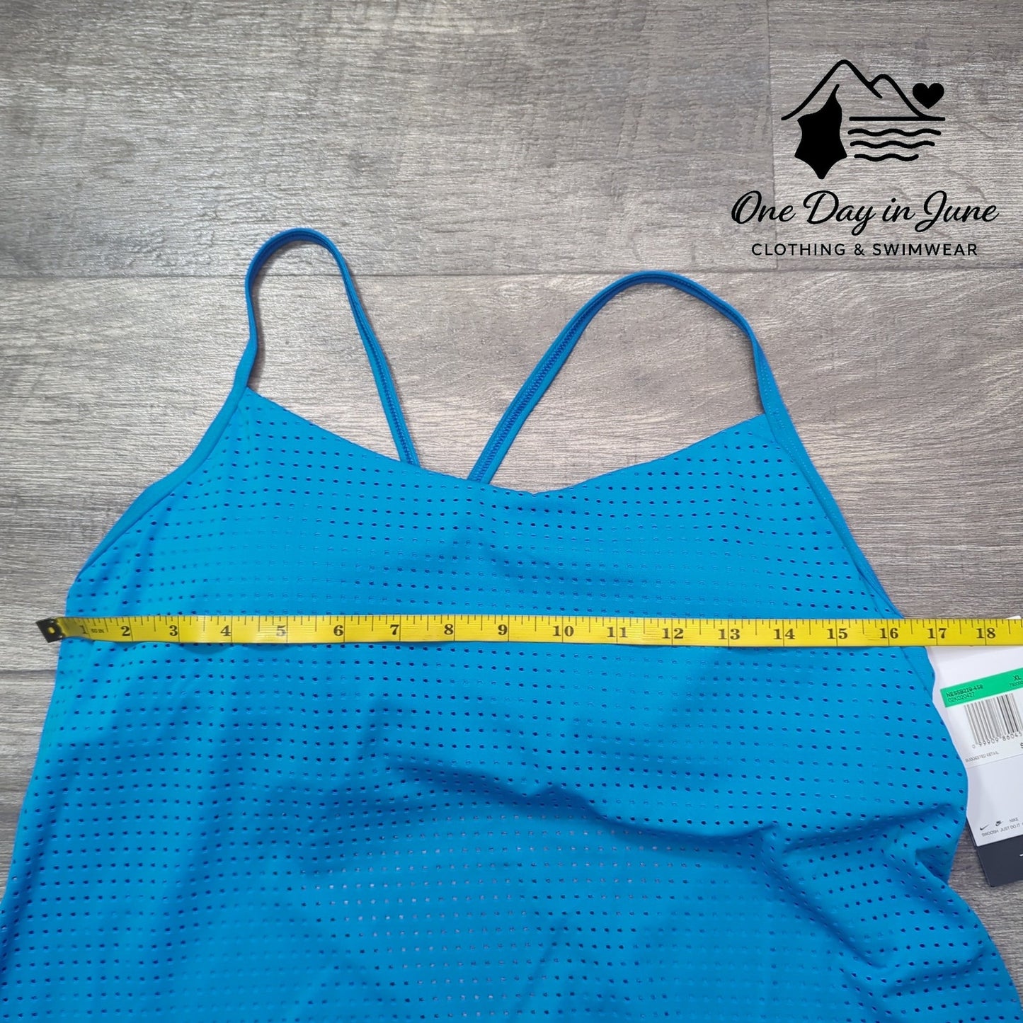 Nike Double Up Racerback Tankini Top Size XL