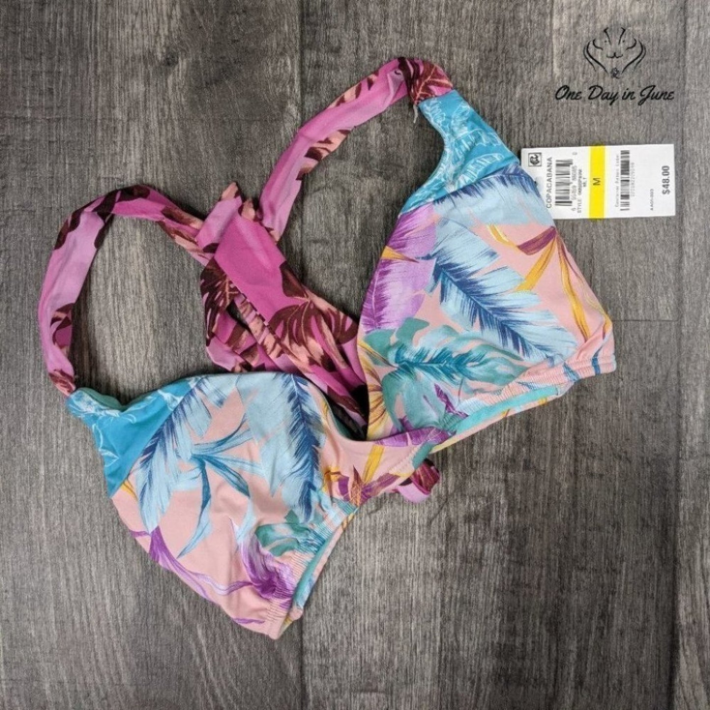 Copacabana Bralette Bikini Top Size M