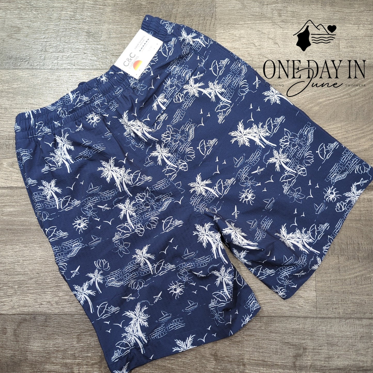 C&C California 7" Board Shorts Size S