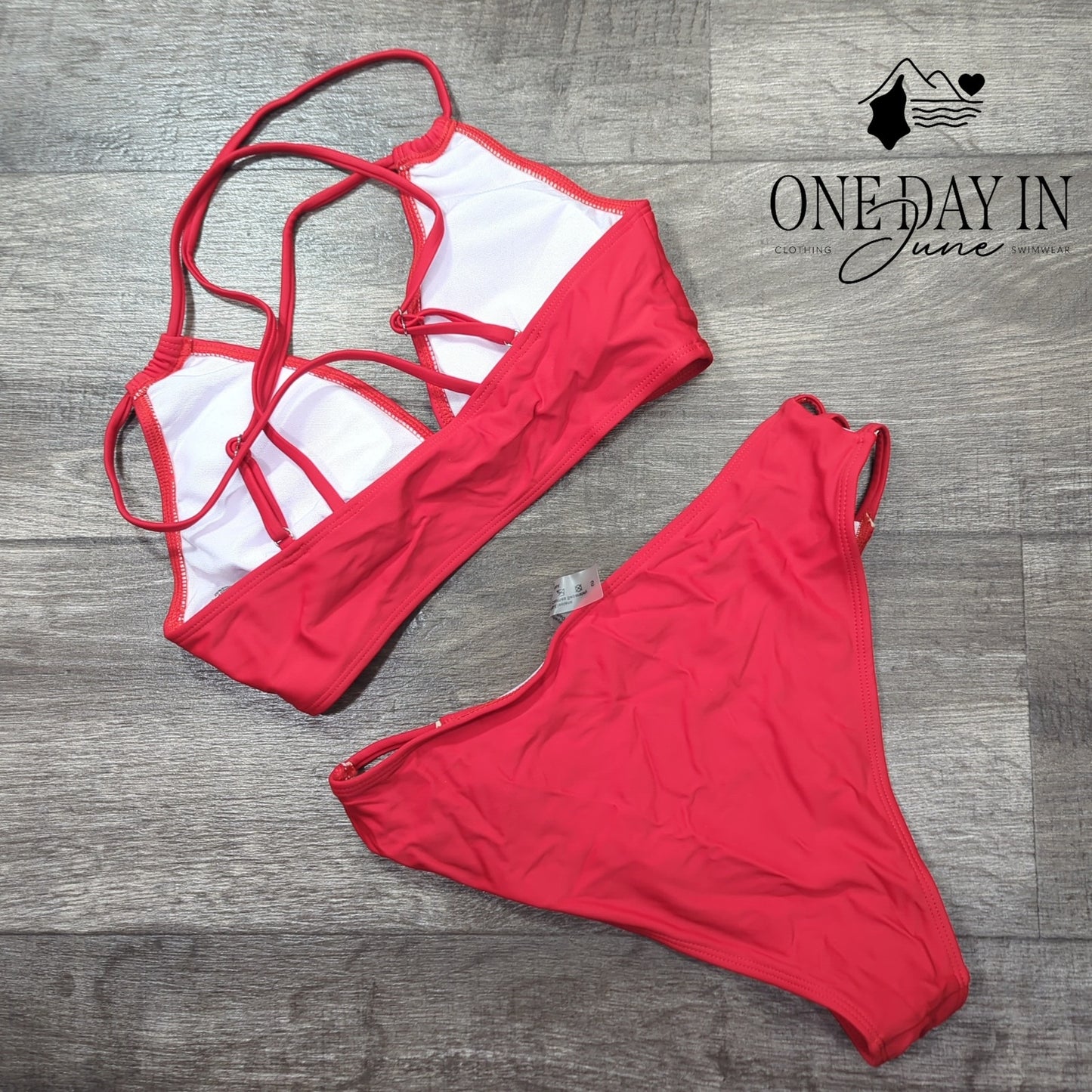 CharmLeaks Strappy Bikini Swimsuit Size S