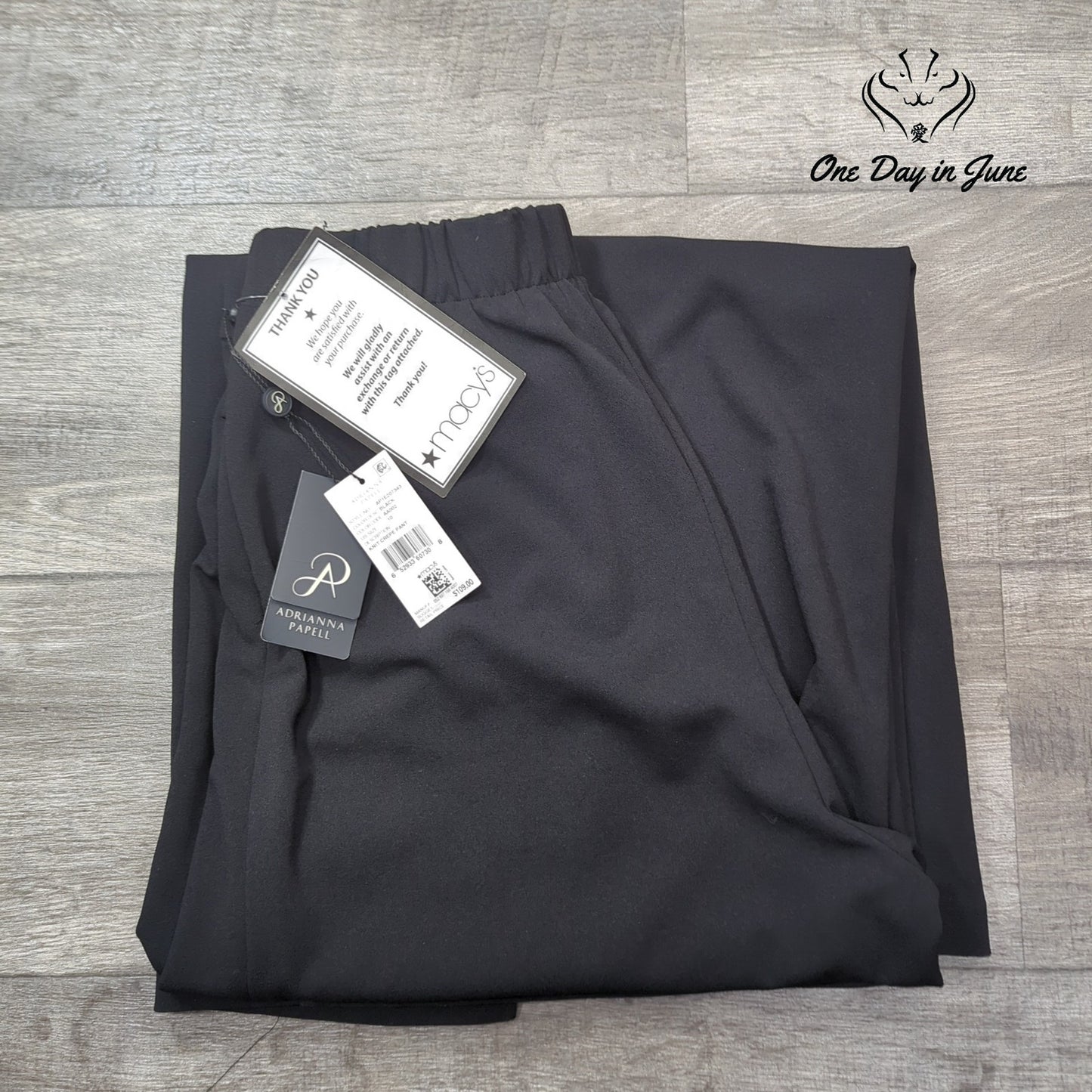 Adrianna Papell Knit Crepe Pants Size 10