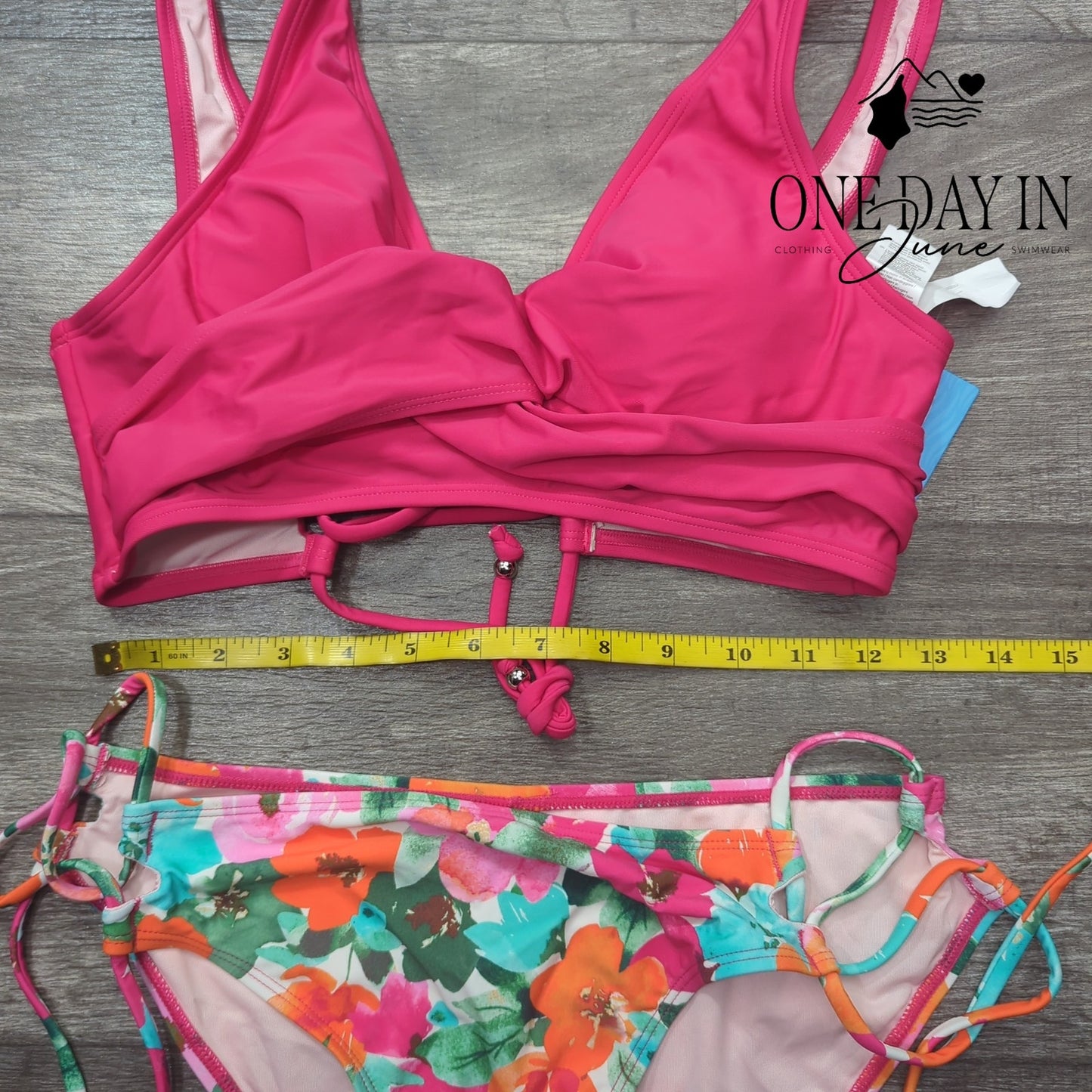 Cupshe Lace Up Tie Side Bikini Swimsuit Size M