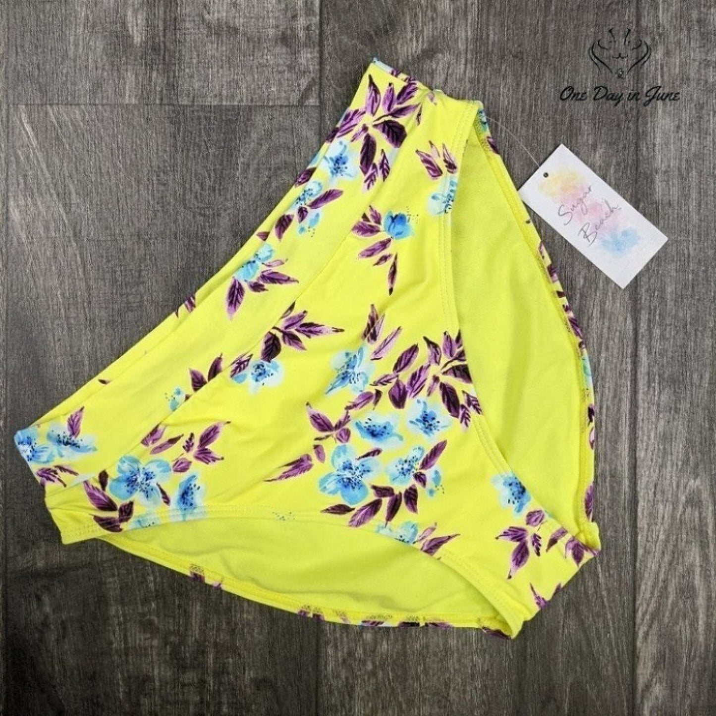 Sugar Beach Floral Bikini Bottom Size XL