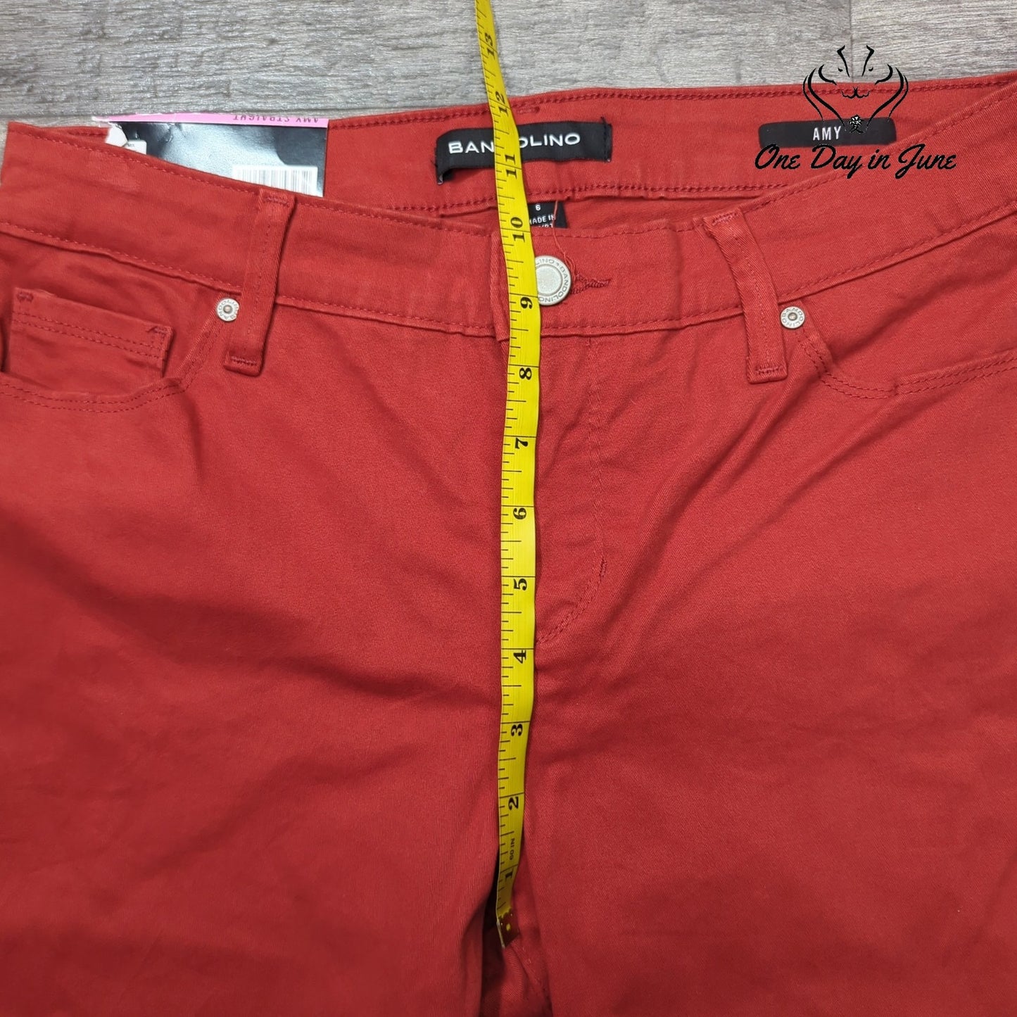 Bandolino Amy Straight Leg Jeans Size 6