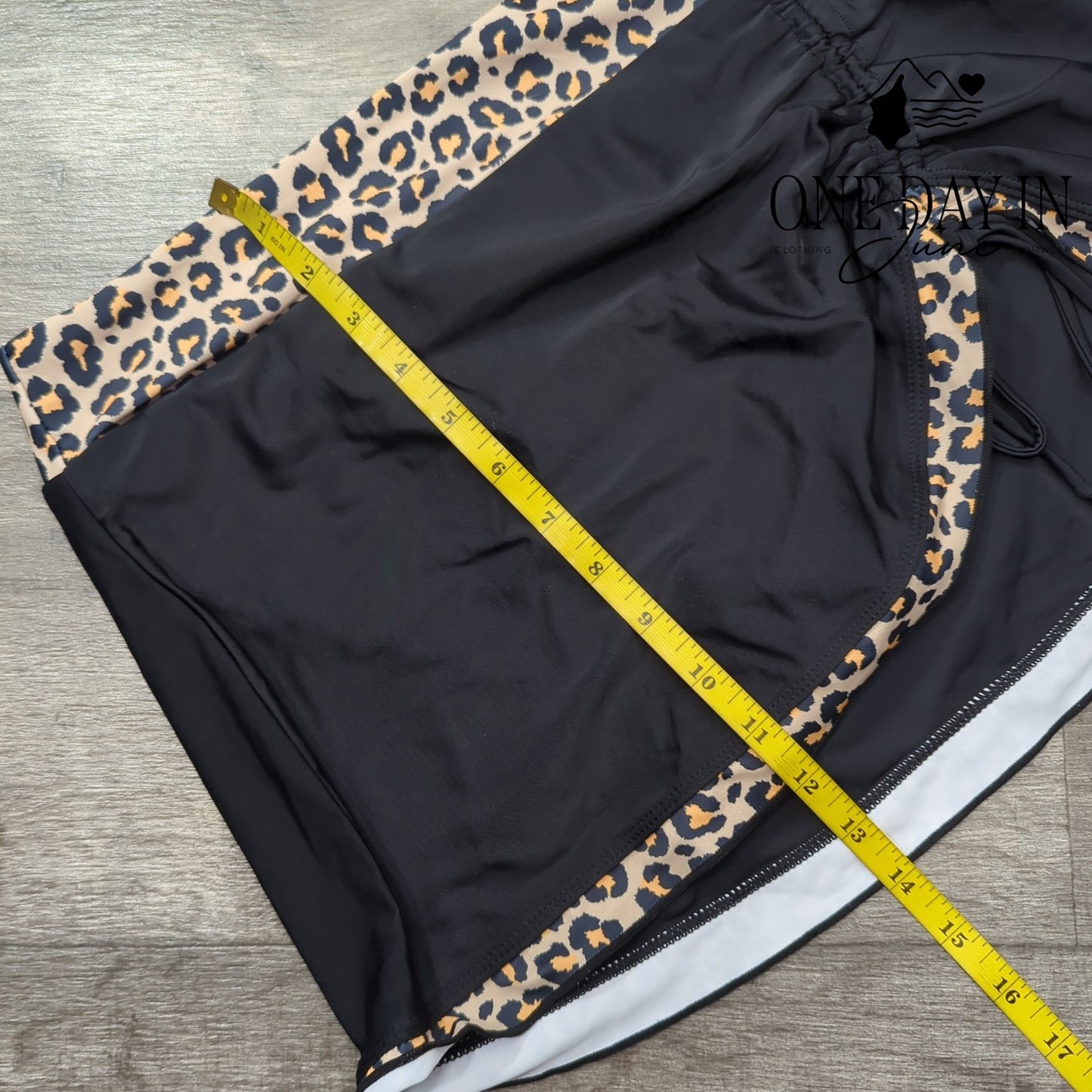 Rekita Skirted Tankini Swimsuit Size M