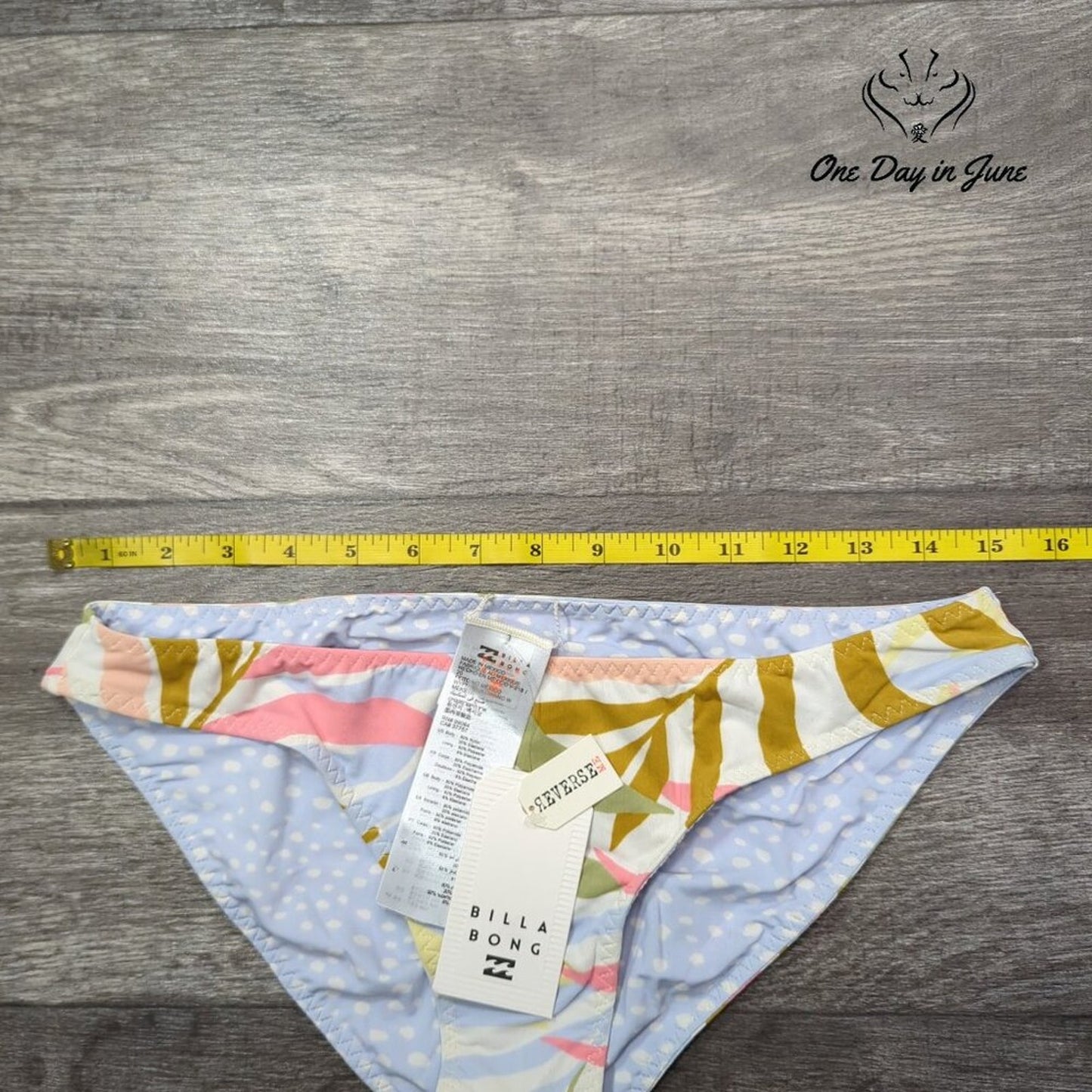 Billabong Tropic Jungle Lowride Bikini Bottom Size L