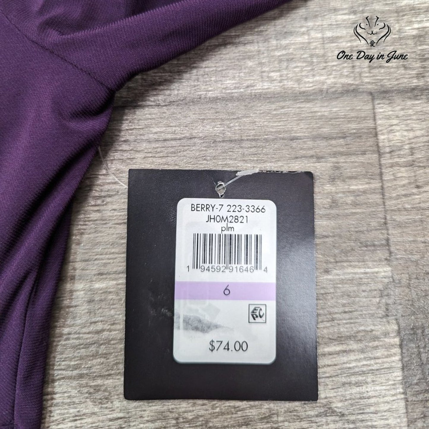 JH Short Sleeve Fit and Flare Dress Size 6