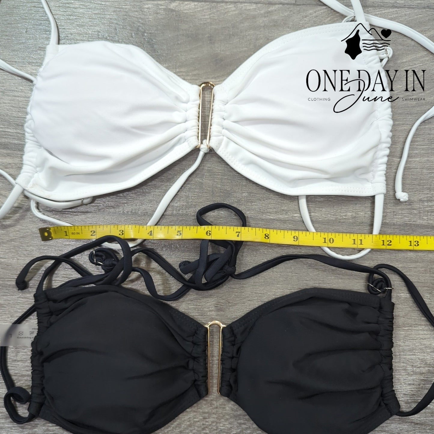 Aleumdr Tie Back Bikini Tops (2) Size L