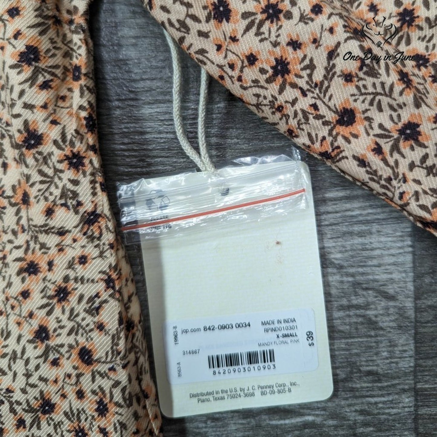 A.n.a Floral Long Sleeve Top Size XS