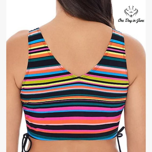 Skinny Dippers Dubbly Bubbly Bikini Top Size L