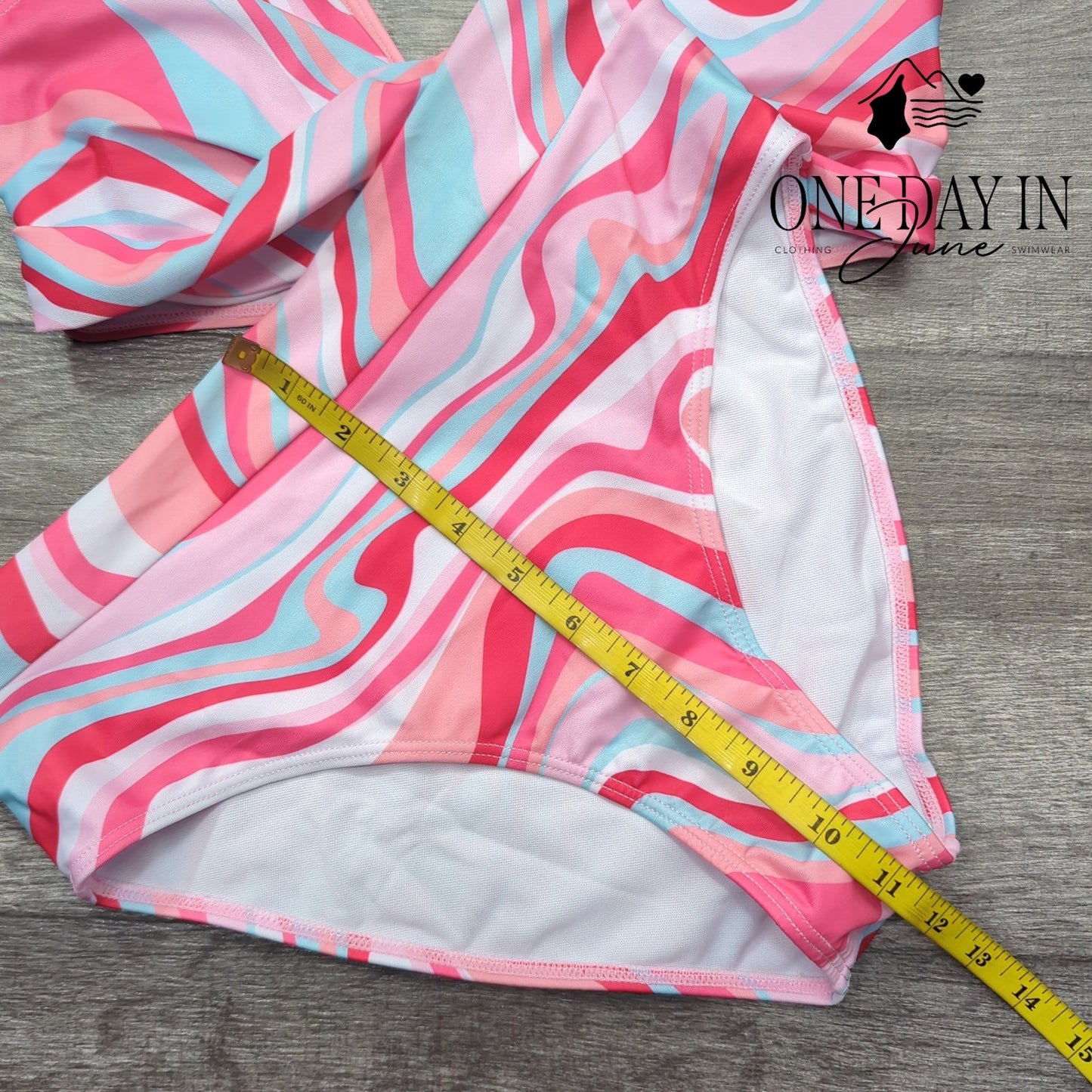 Aimage Cross Front Halter Bikini Swimsuit Size M