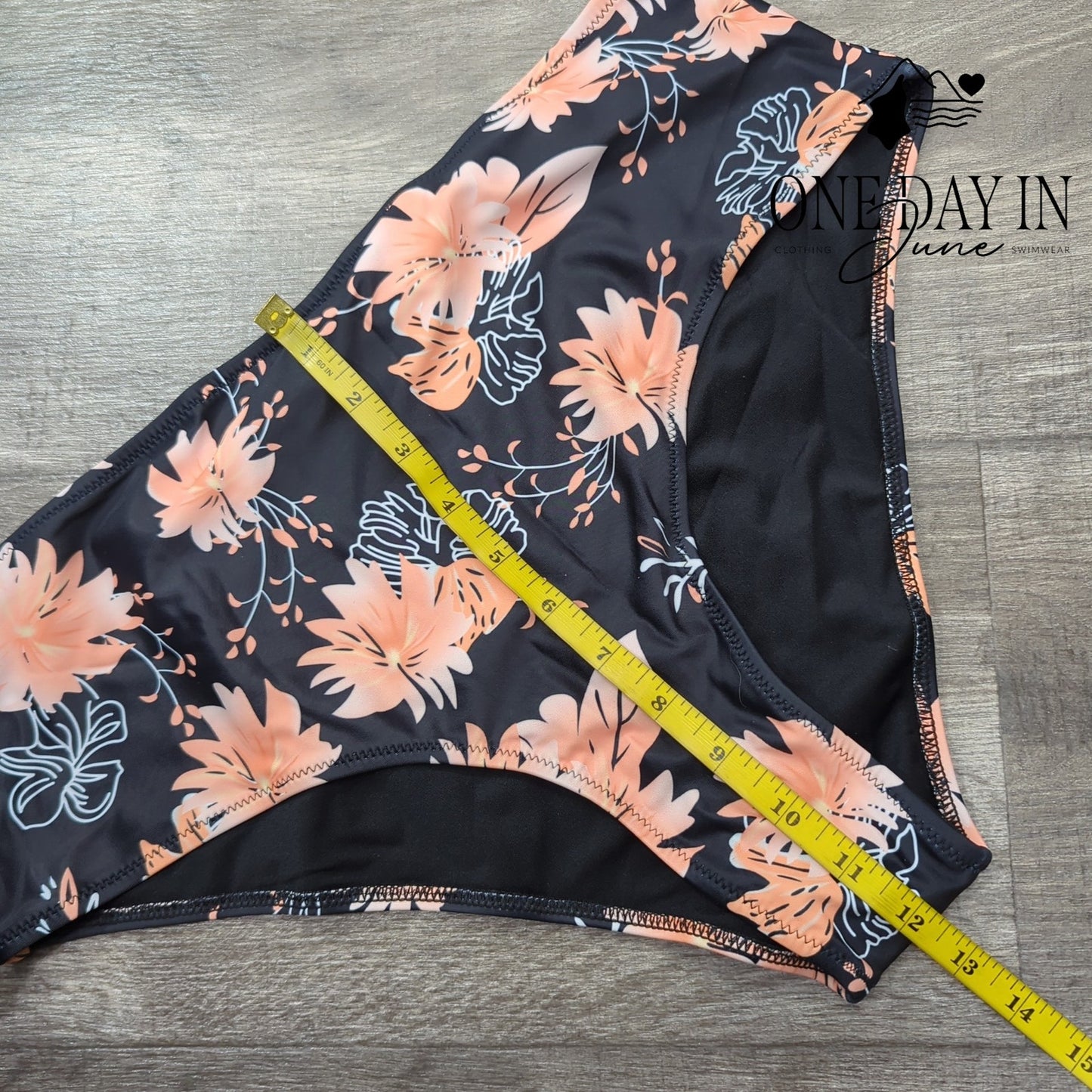 Beachsissi V Front High Waist Bikini Swimsuit Size XL