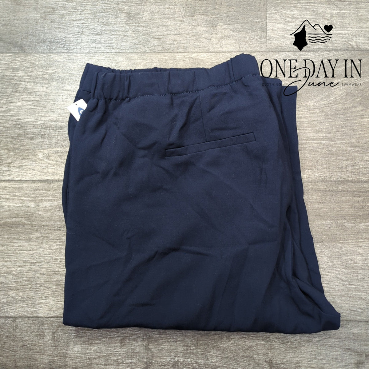 Old Navy High Waisted Pull On Pants Tall Navy Blue Stretch NWT Size 20 Tall