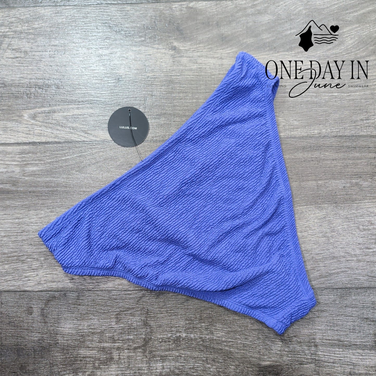 Lulus Textured Moderate Bikini Bottom Size L