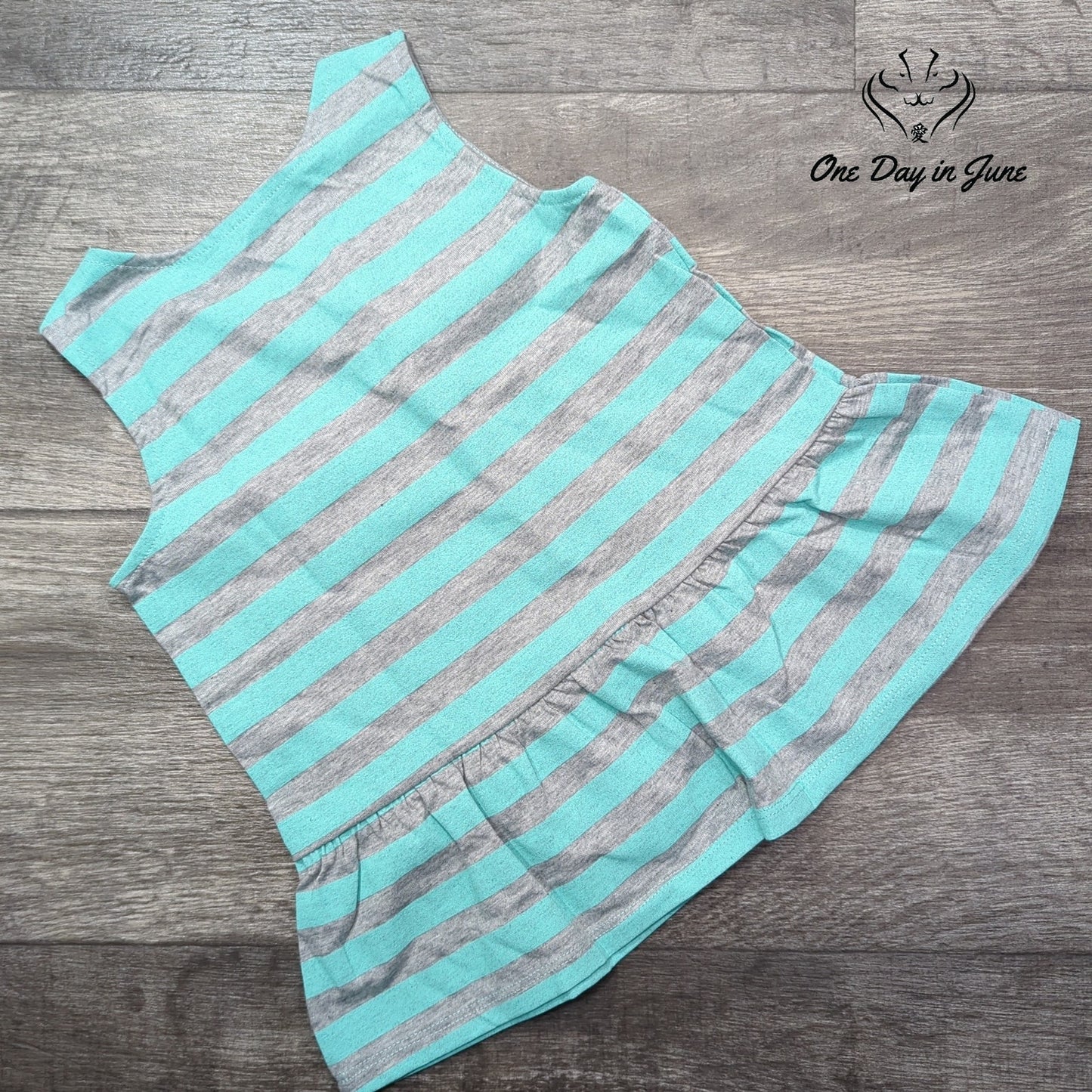 Okie Dokie Sleeveless Striped Dress Size 5T