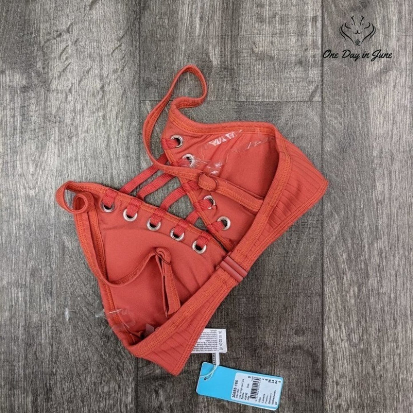 Seafolly High Neck Bikini Top Swimsuit Size 4