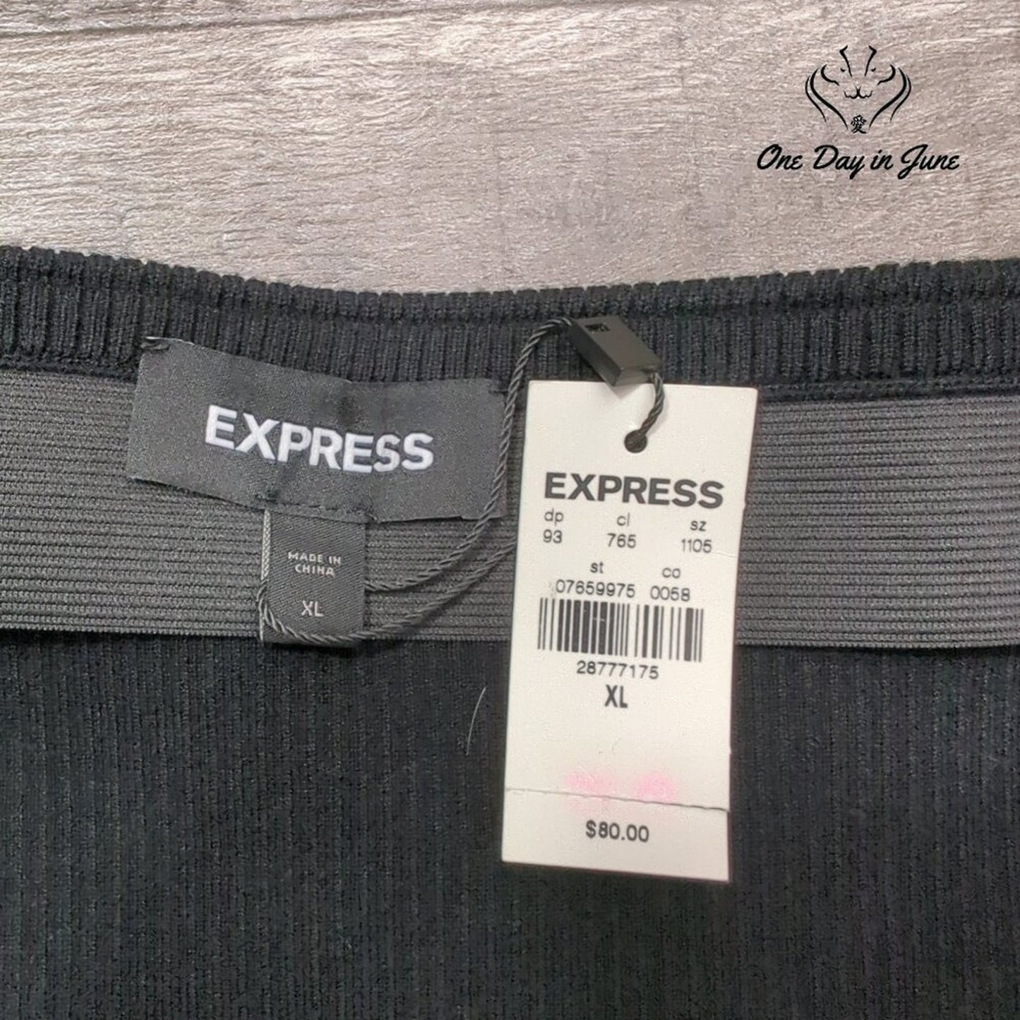Express Comfort Waist Midi Skirt Size XL