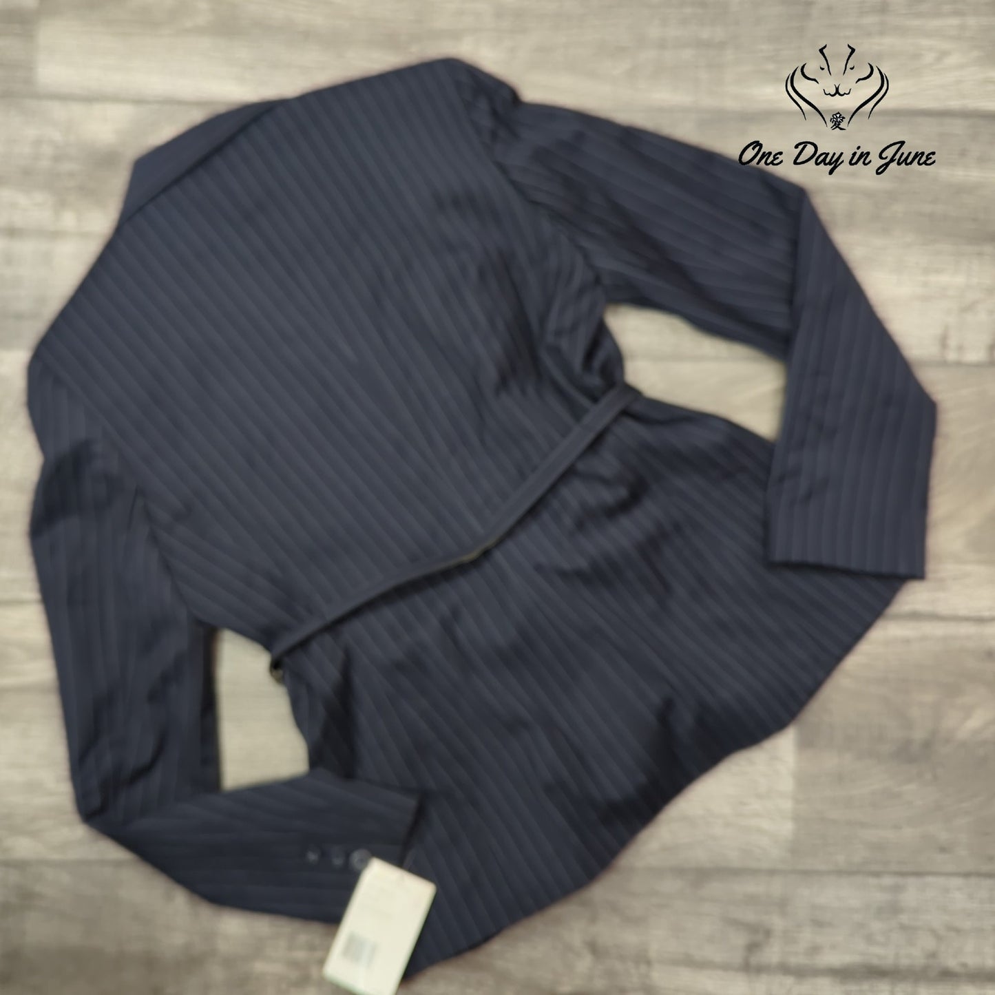 Villager Two Button Belted Blazer Size 6