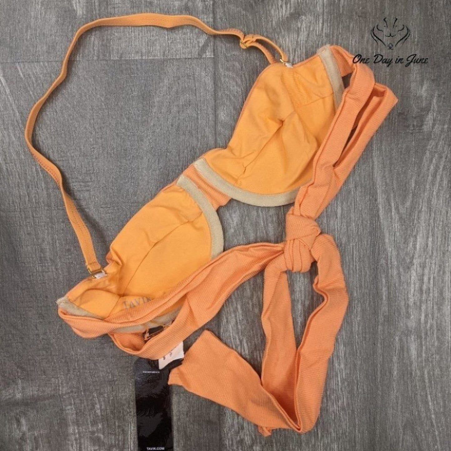 Tavik Charlie Ribbed Swim Top Size XS