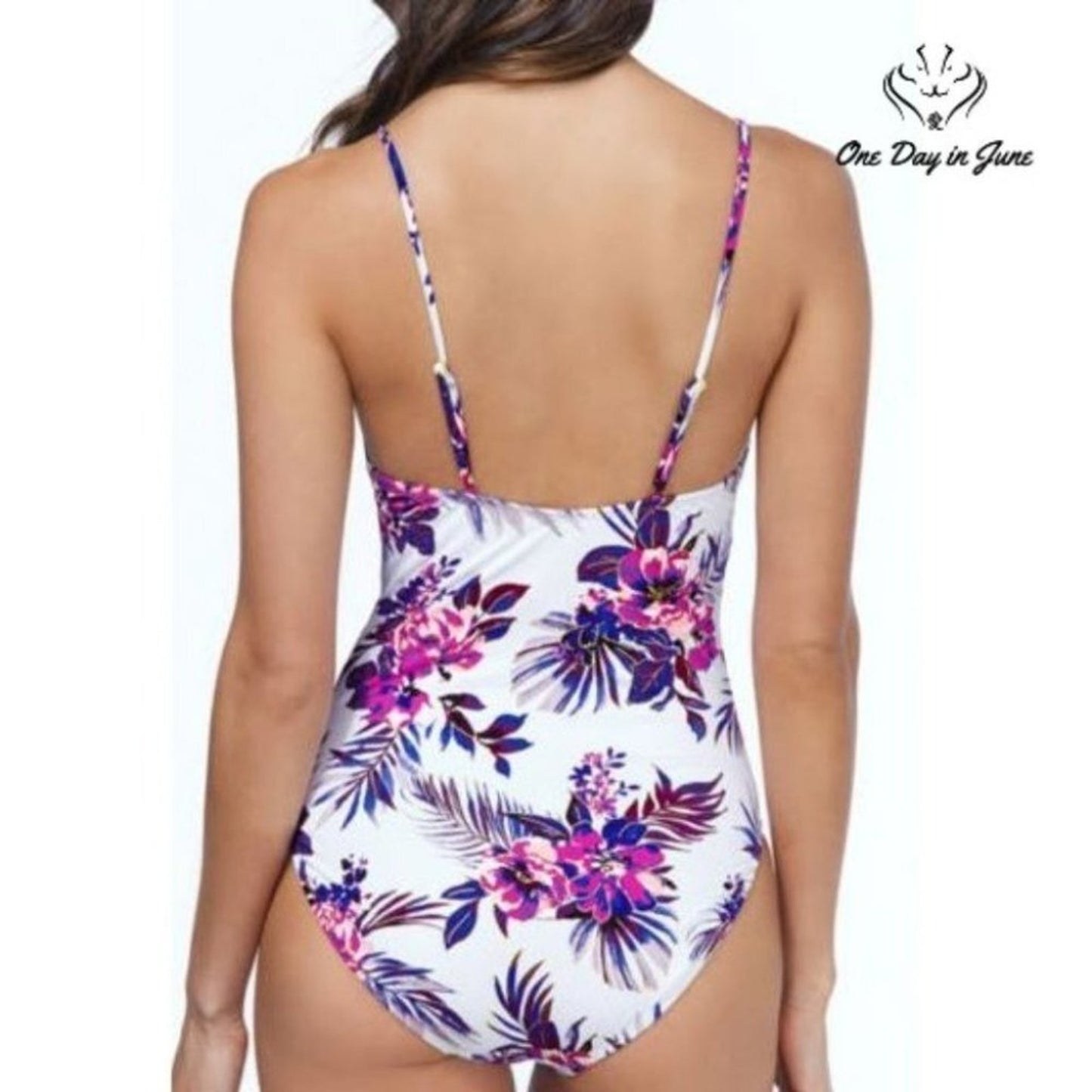Ambrielle Floral One Piece Size L