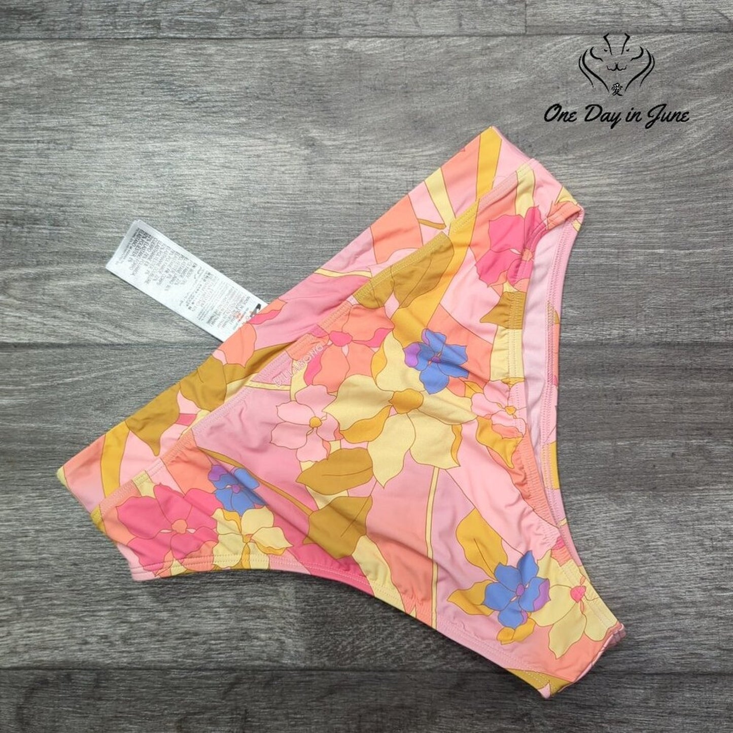 Billabong Groovy Garden Rise Bikini Bottom Size L