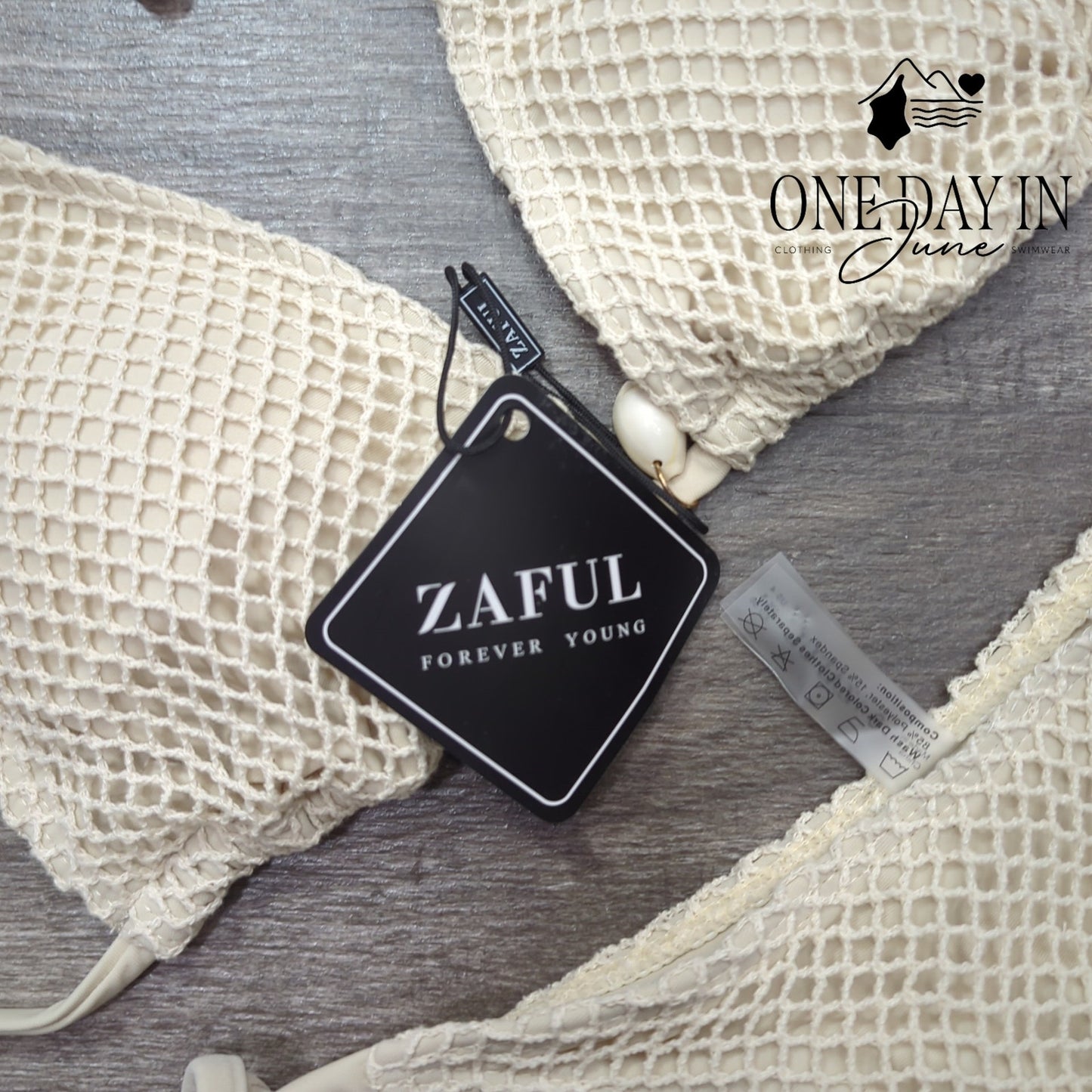 Zaful Tie Side Bikini Swimsuit Size S