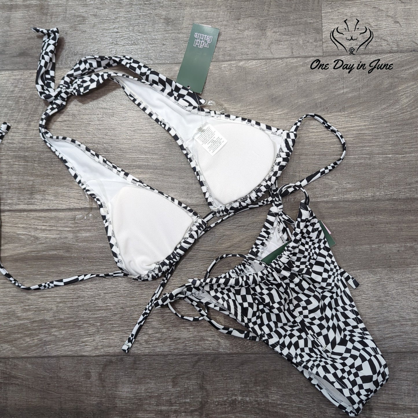 Wild Fable Triangle Bikini Swimsuit Size XS Top/S Bottom